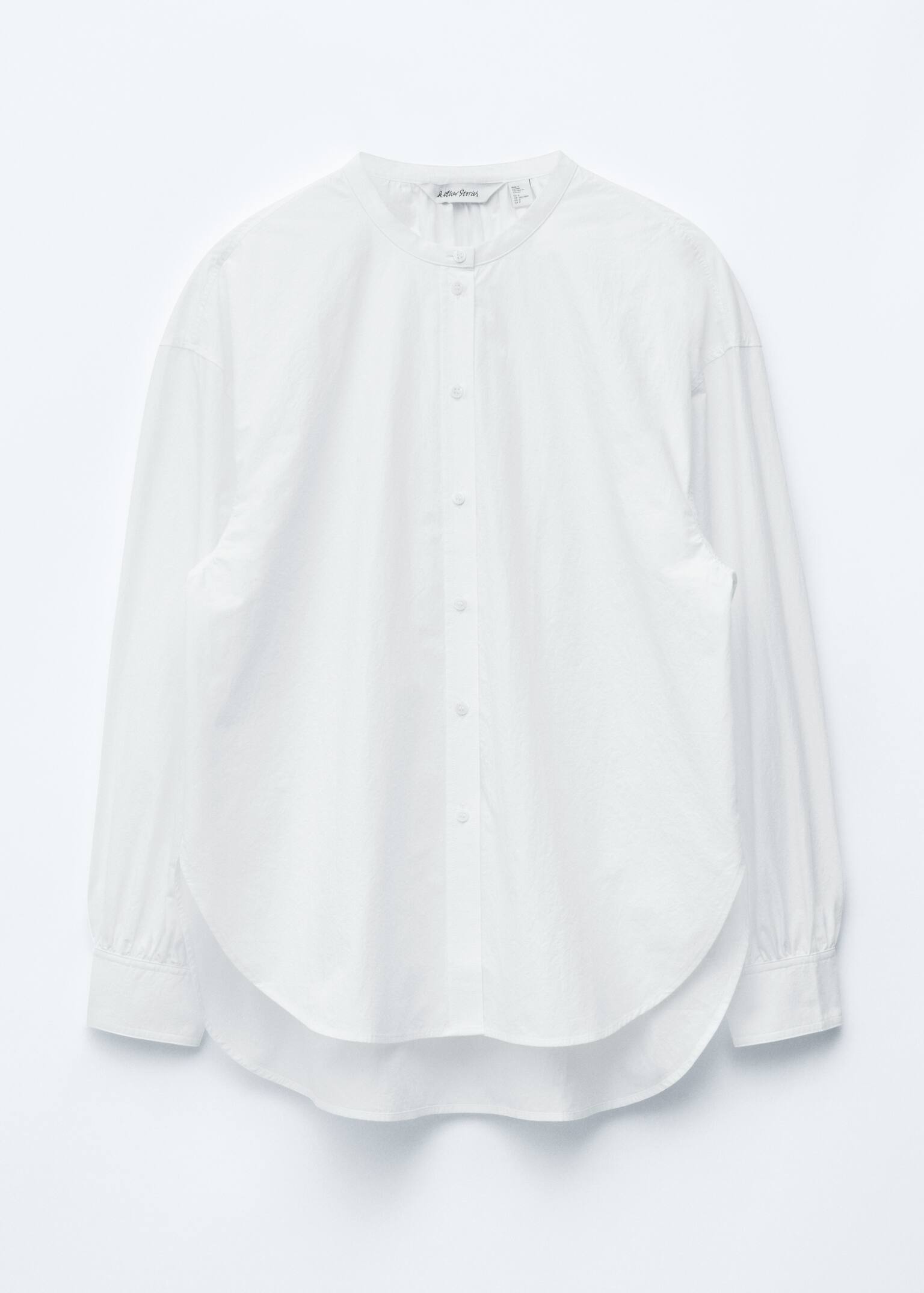 Chemise oversize en coton - Blanc/Noir à carreaux/Bleu/À carreaux - 2