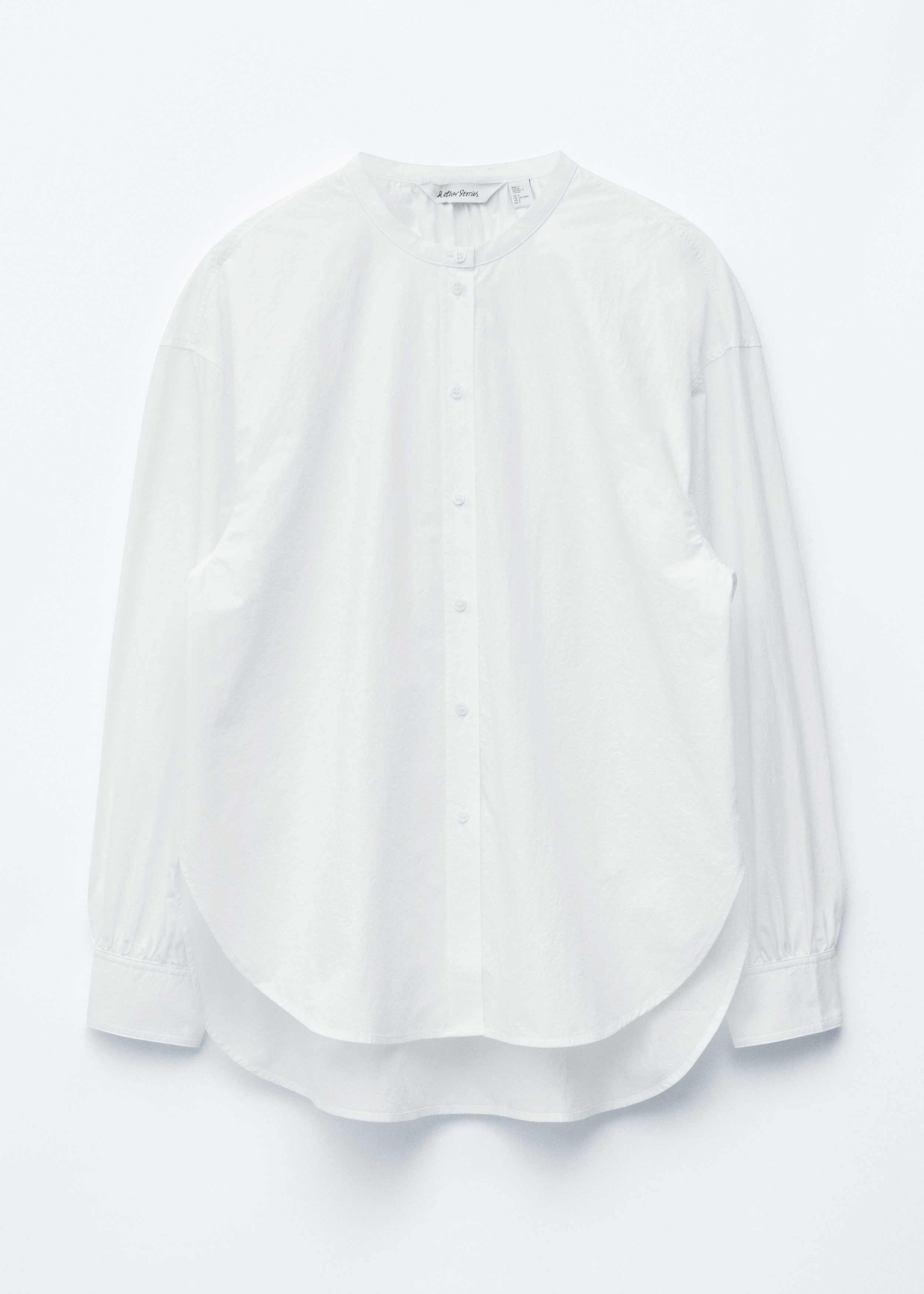 Tapered Tie-Belt Shirt - White - Shirts - & Other Stories US