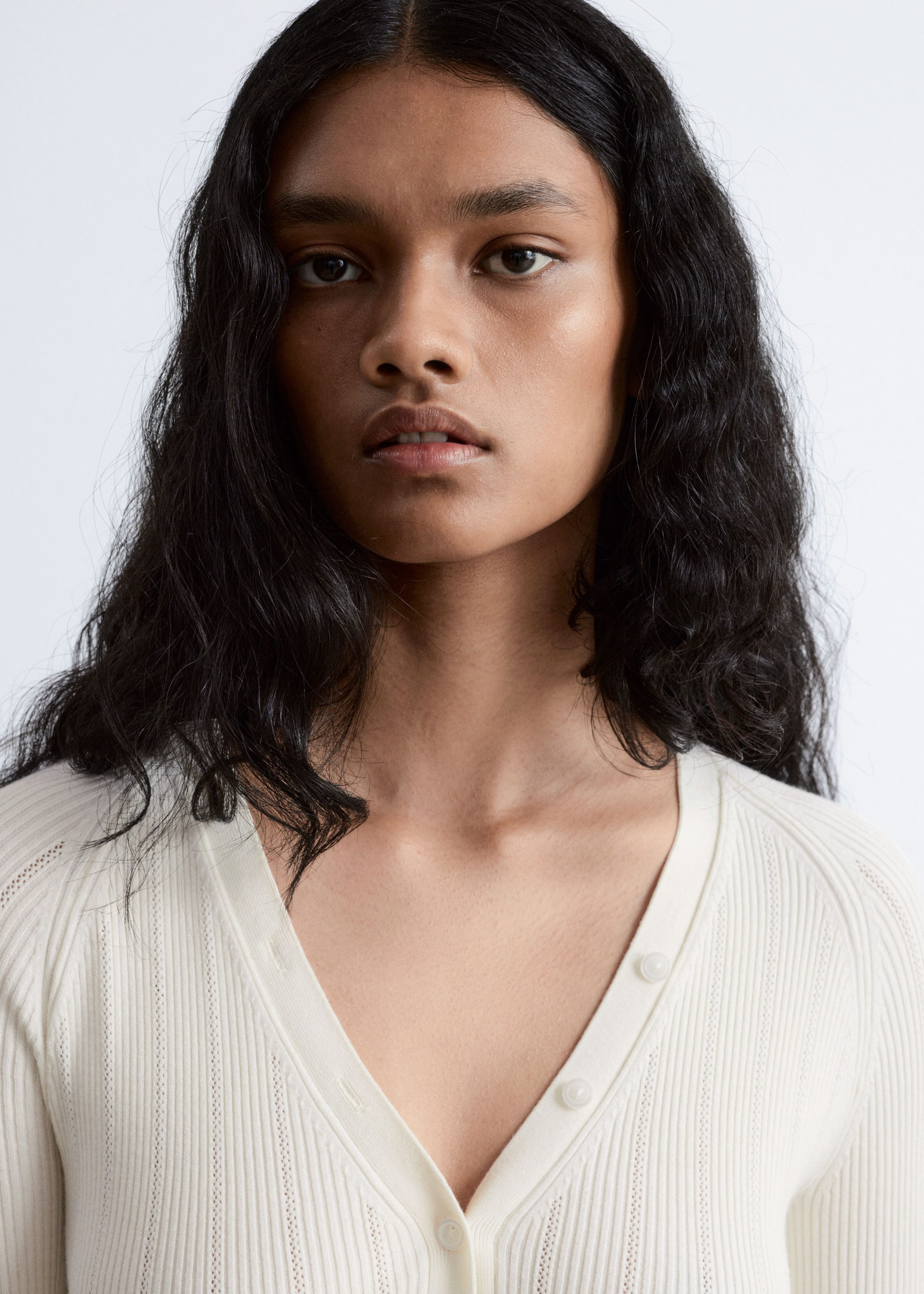 Image of Long-Sleeve Rib-Knit Bodysuit