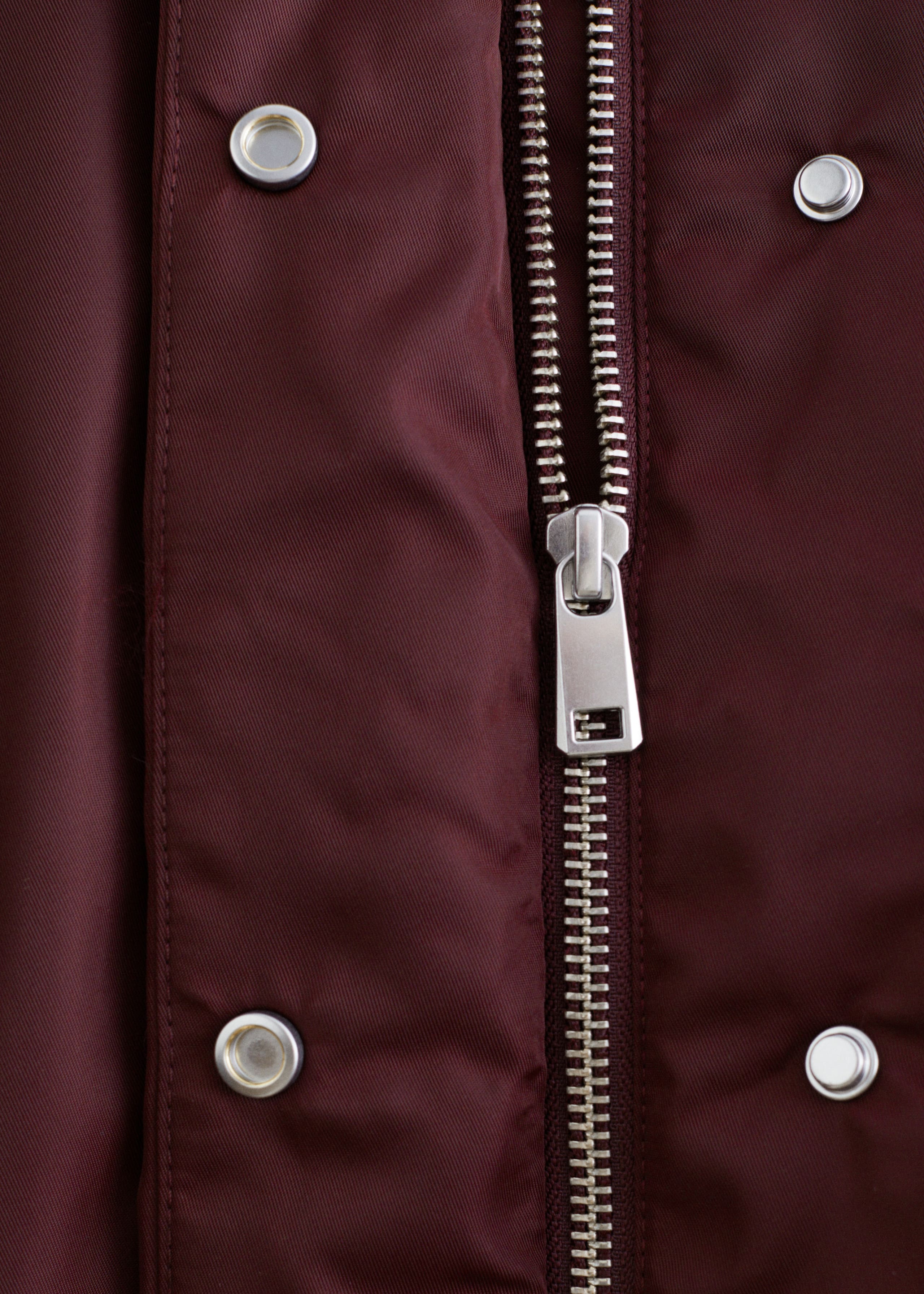Image of Voluminous-Sleeve Bomber Jacket