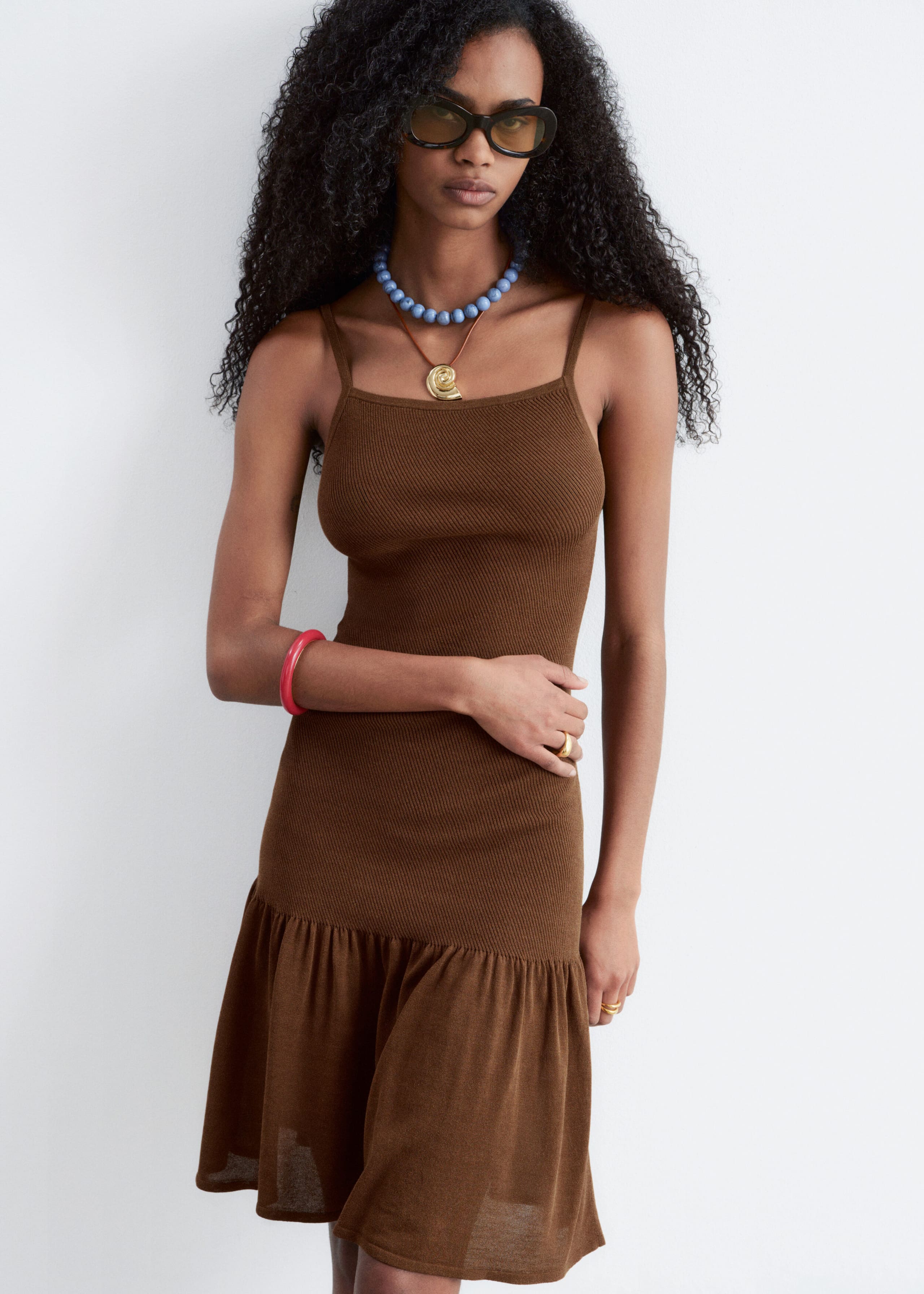Image of Knitted Midi Dress