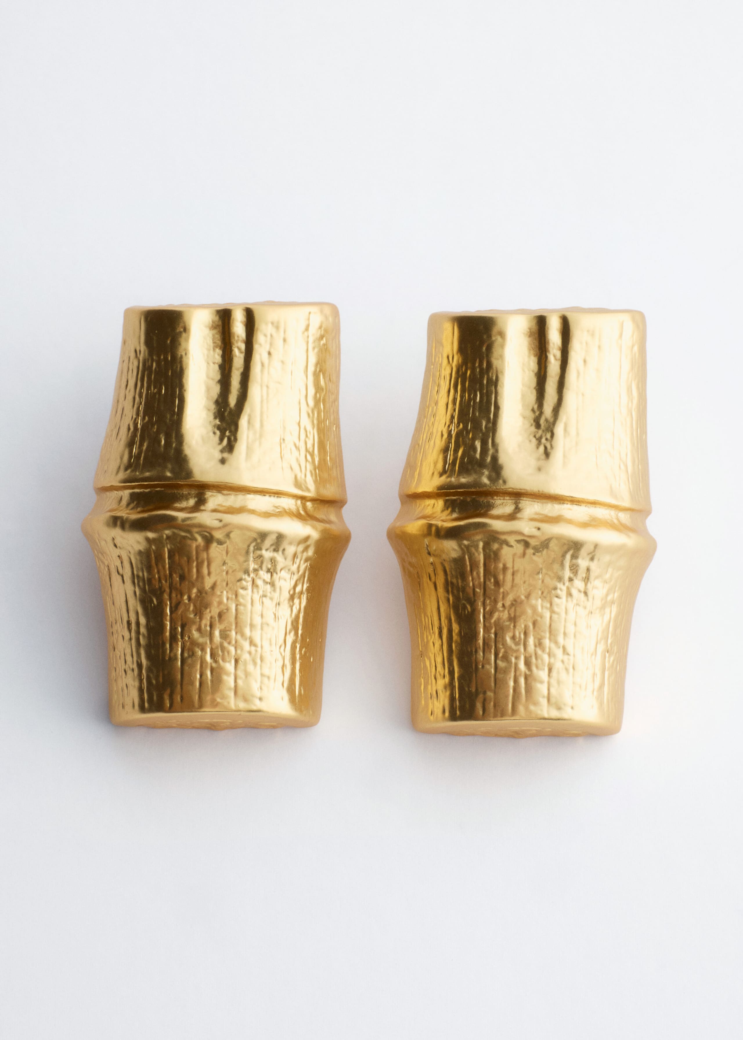 Sculpted Earrings - Gold - Still Life