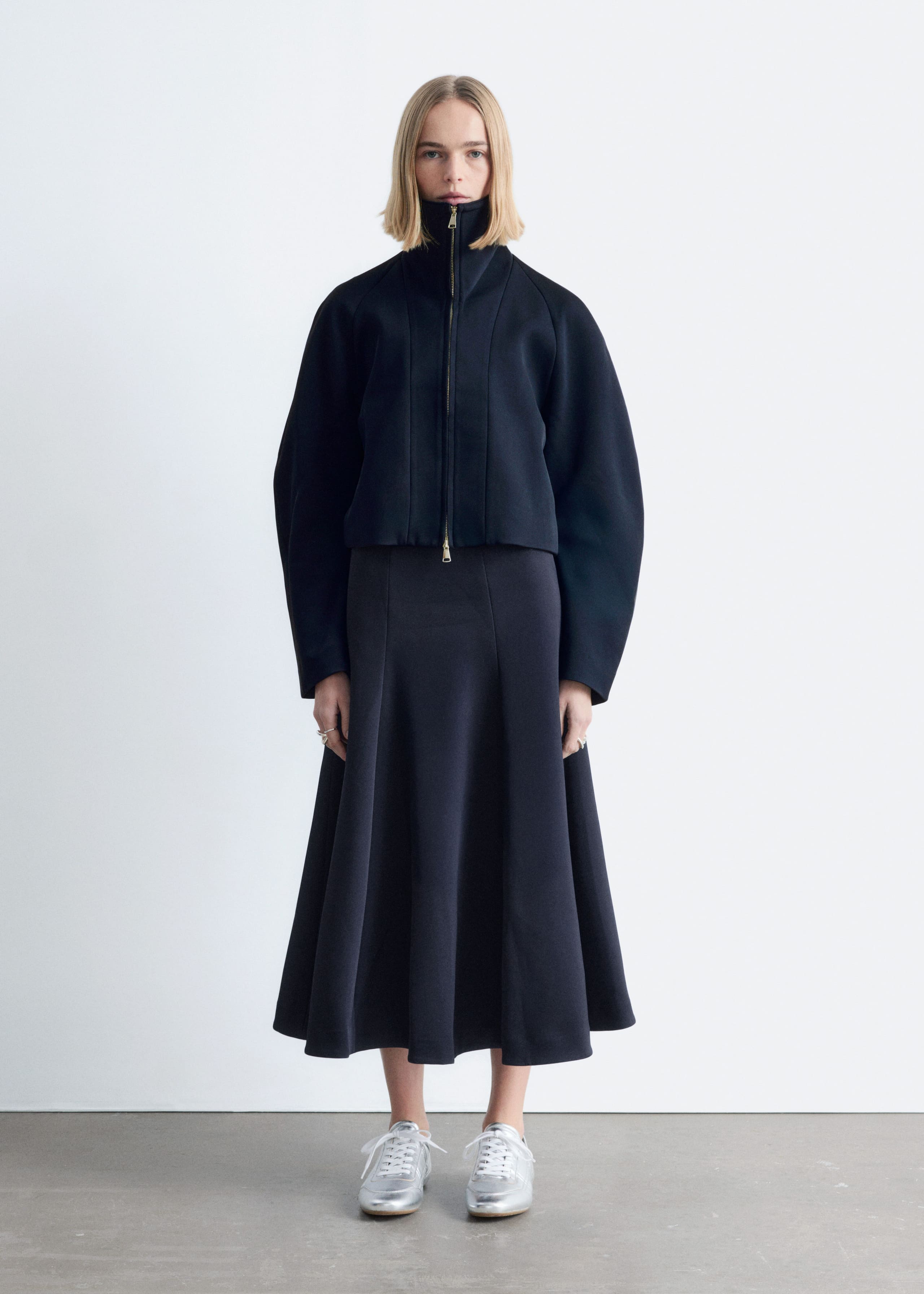 Image of Voluminous Midi Skirt