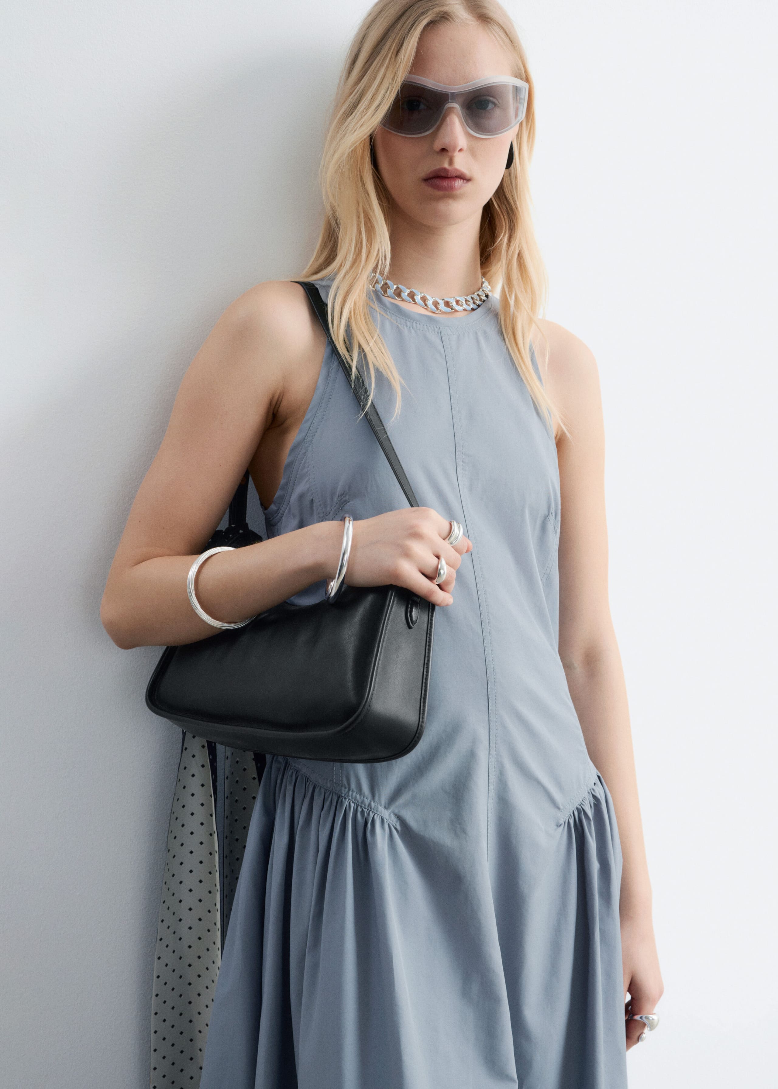 Image of Vestido midi acampanado