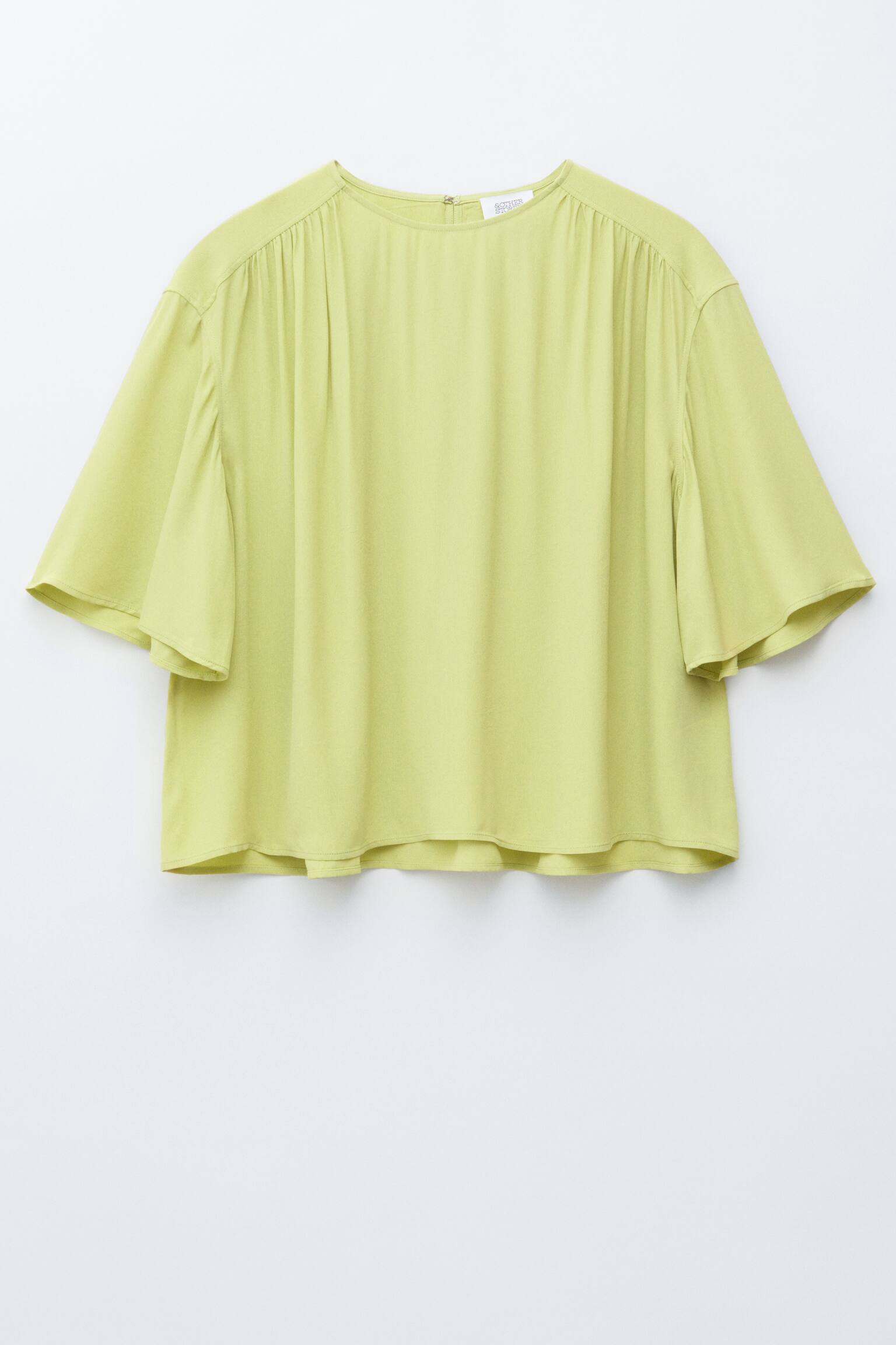 Gathered Crepe Blouse - 2