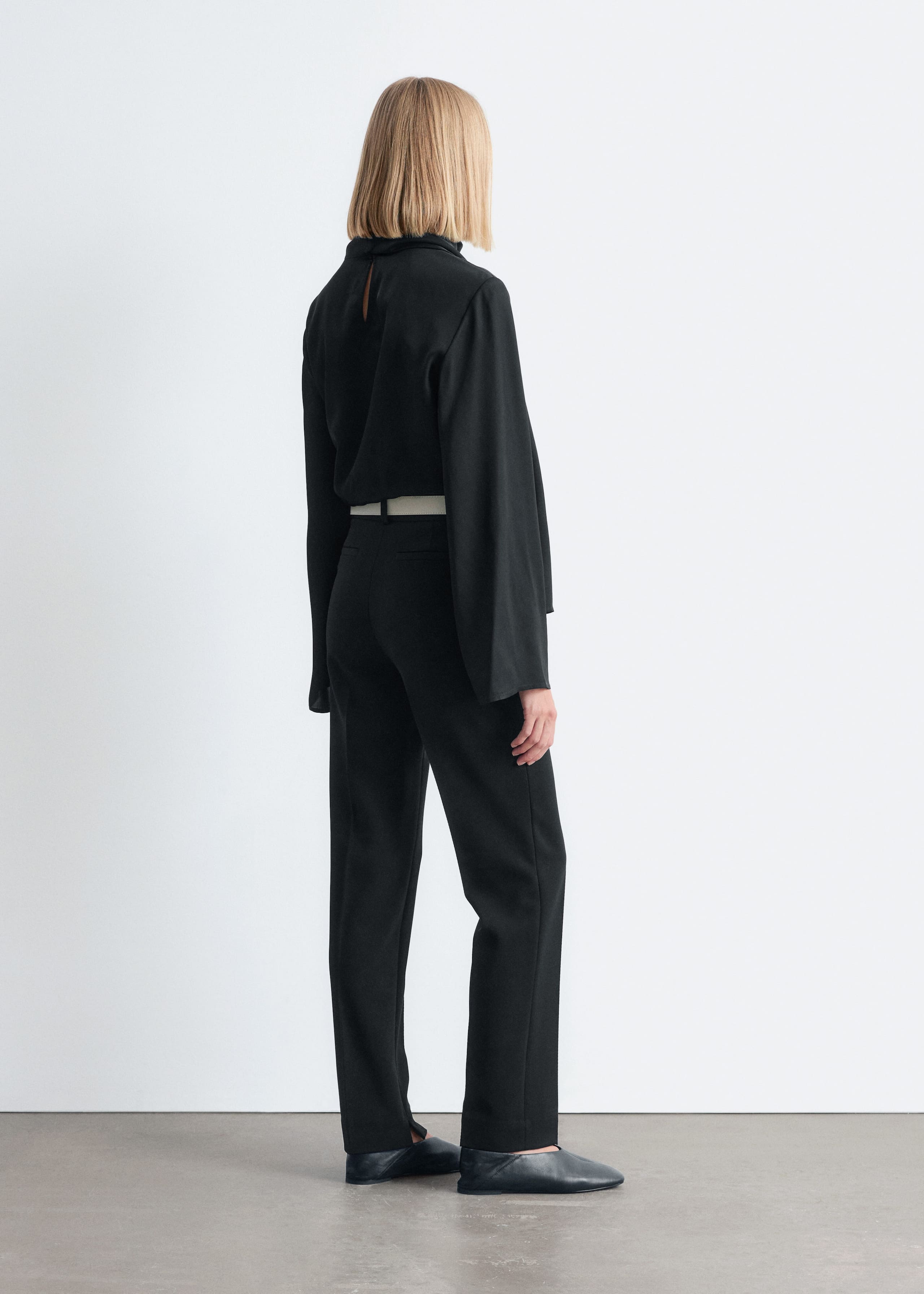 Image of Slim-Leg Press-Crease Trousers