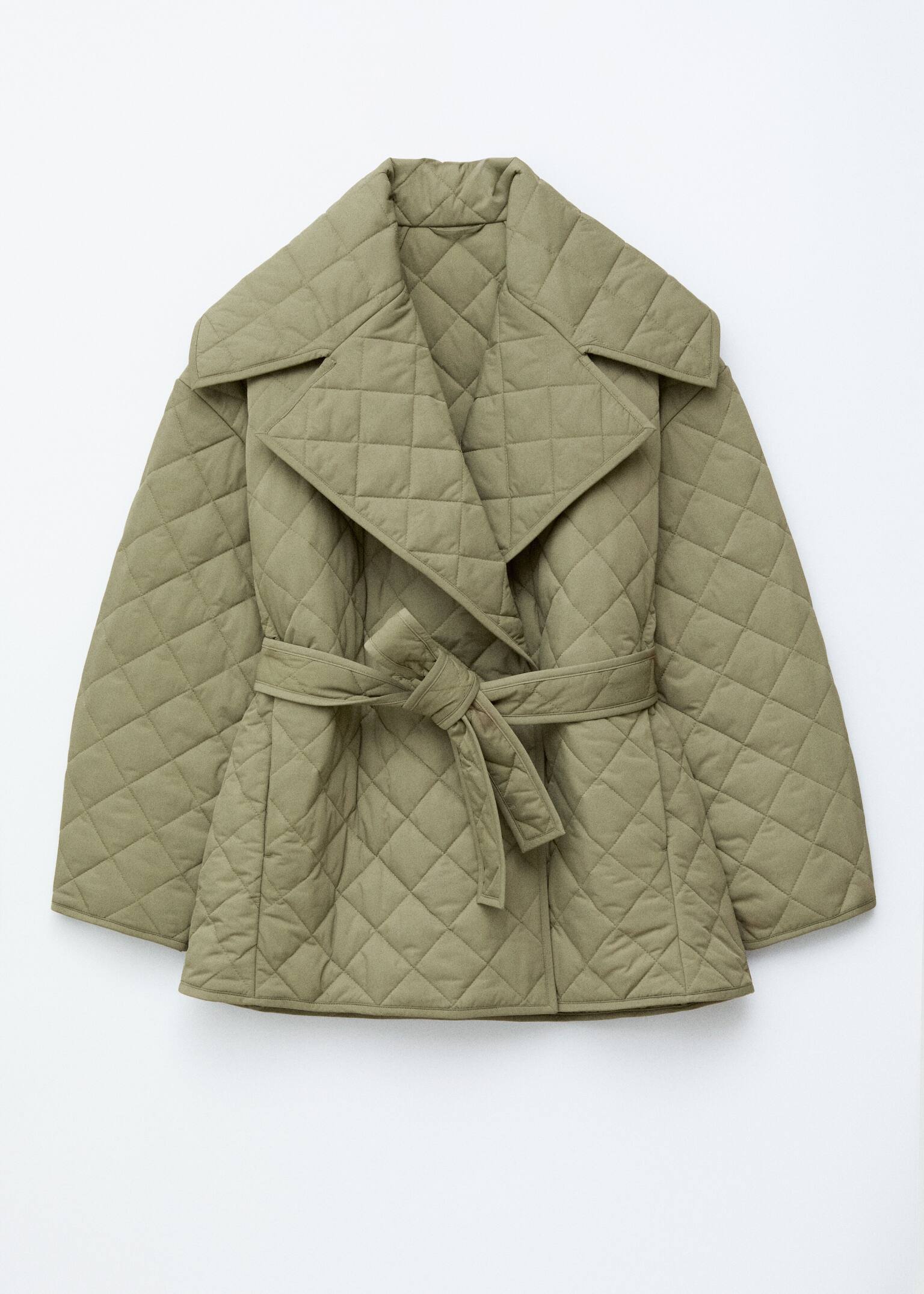 Jachetă matlasată cu căptușeală - Khaki Green/Negru - 2