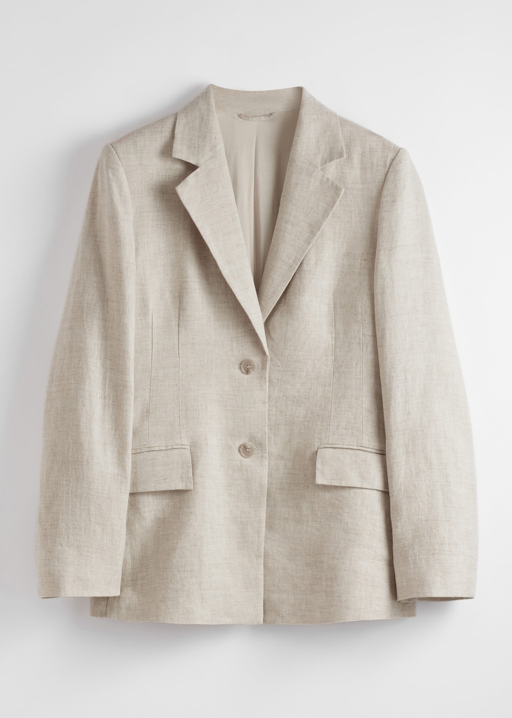Blazer ajusté en lin