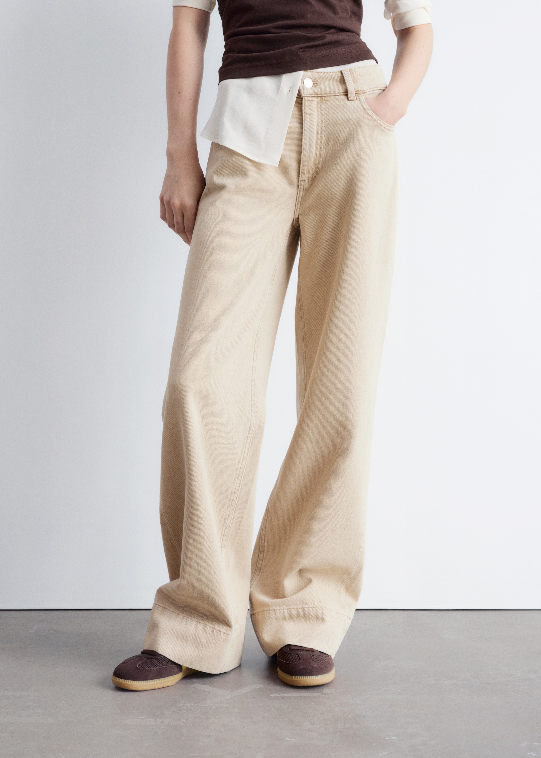 Grösseres Bild ansehen: Jeans mit geradem Bein - Beige - DAMEN | H&M CH 2