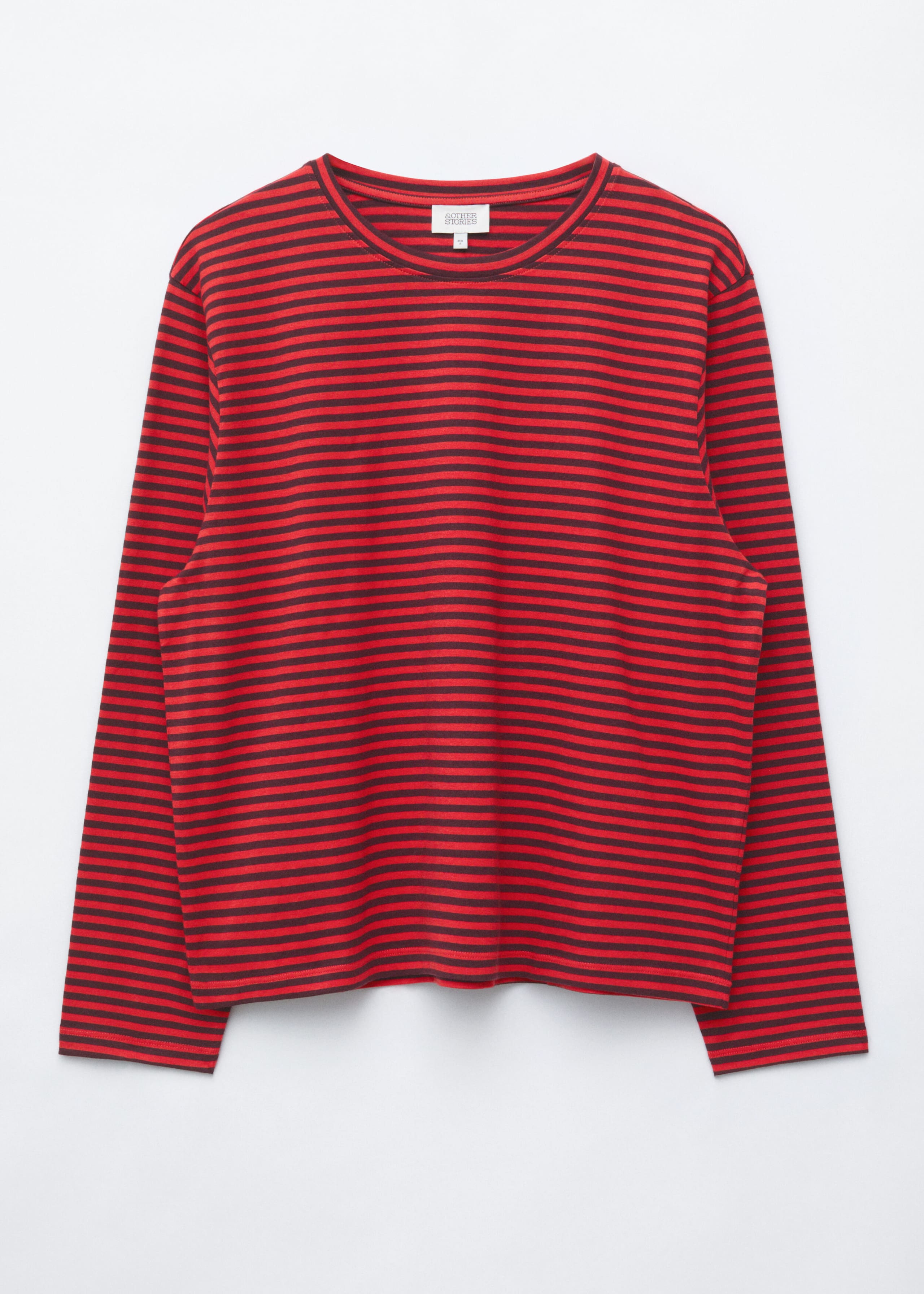 Cotton Jersey Top - Red/Stripes - Still Life