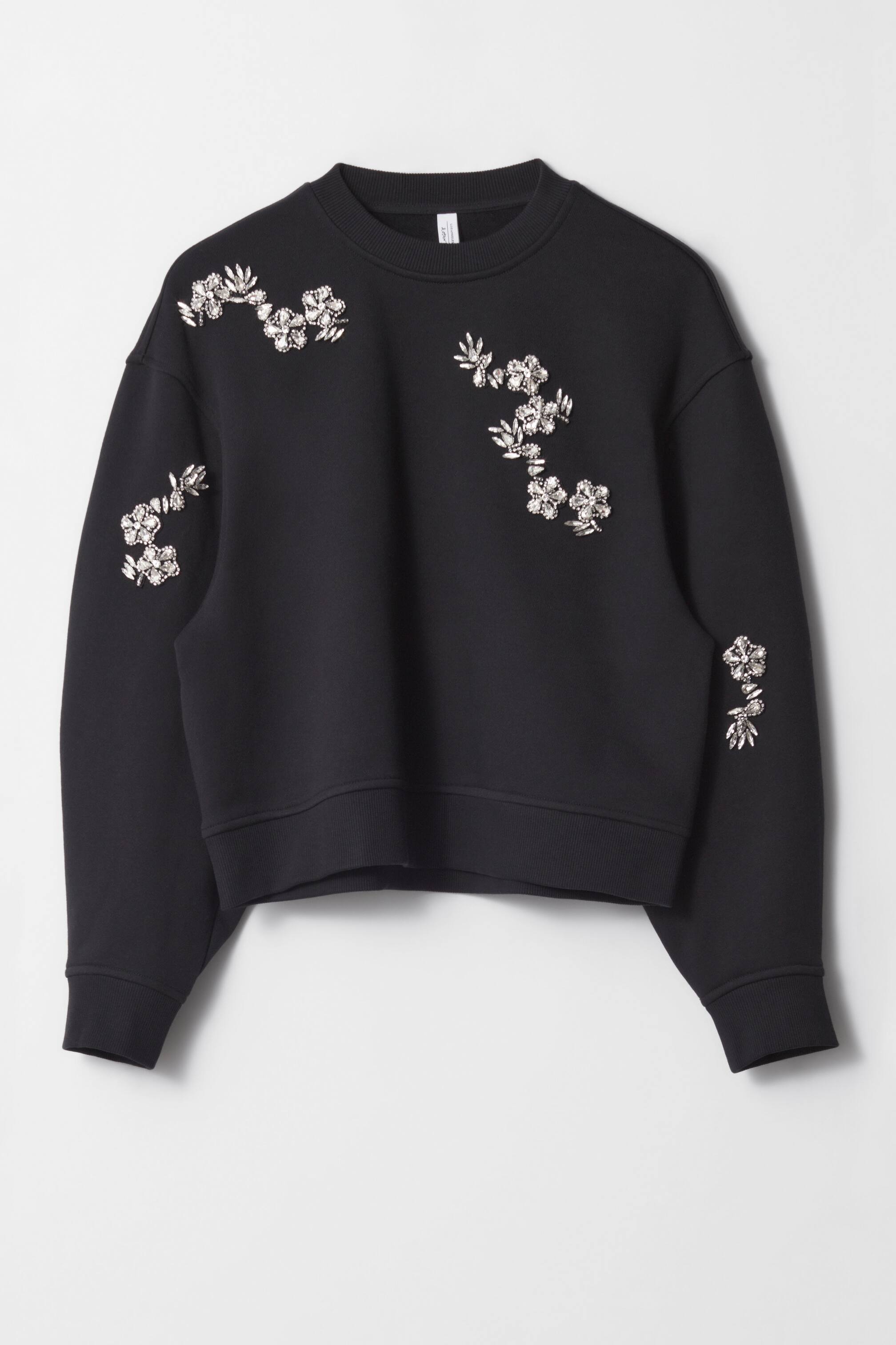Se større billede: Sweatshirt med pynt - Sort - DAME | H&M DK 1