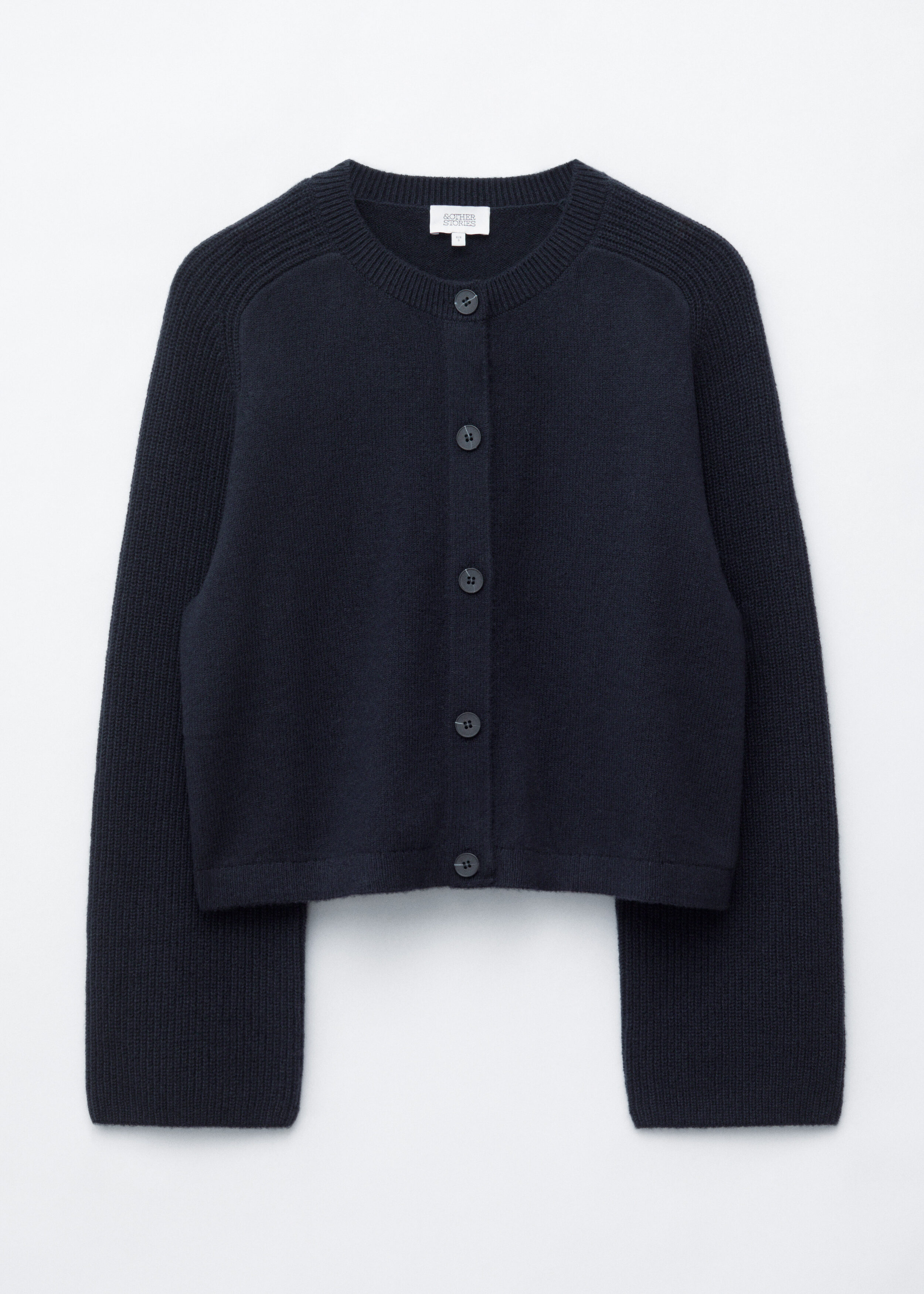 Cable-Knit Cardigan - Dark Grey - Knitwear - & Other Stories US