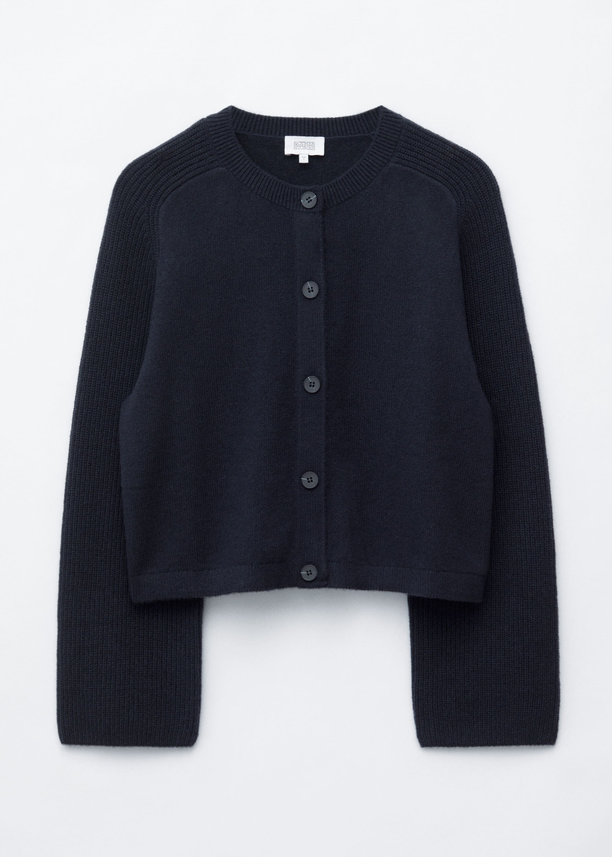Relaxed Wool-Cotton Cardigan
