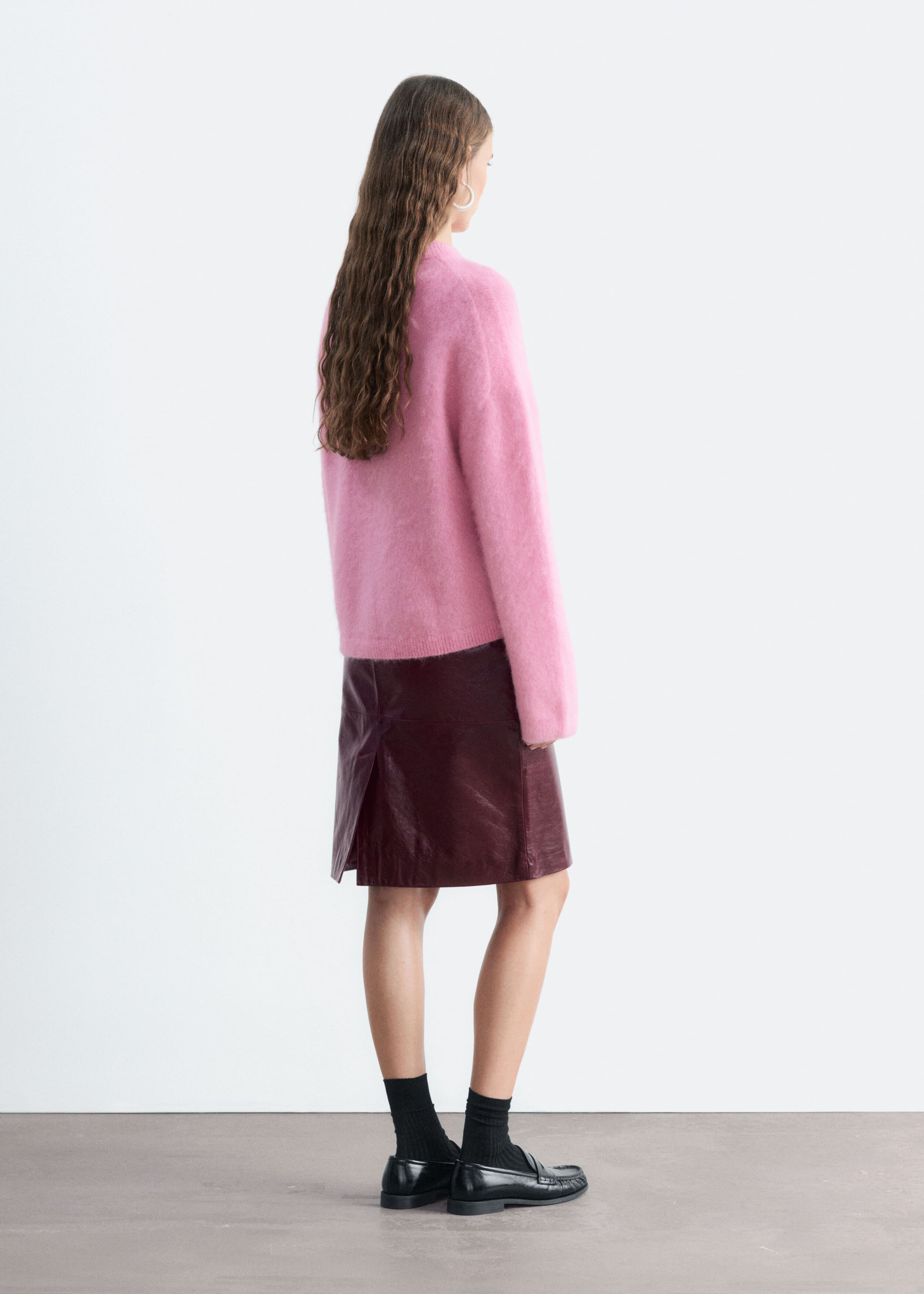 Mohair-Blend Jumper - Dark Mole - Lookbook
