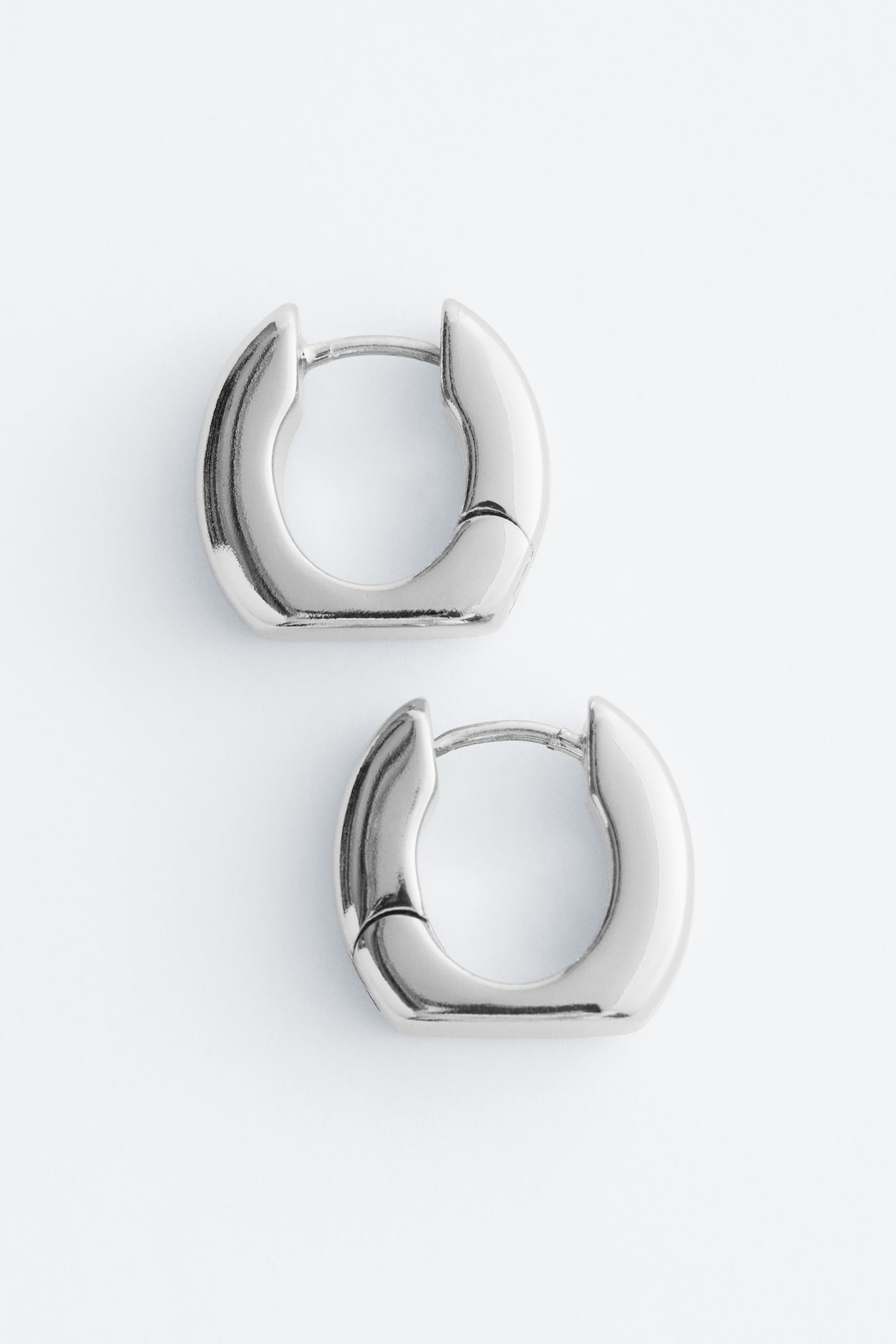 Créoles épaisses - Argenté