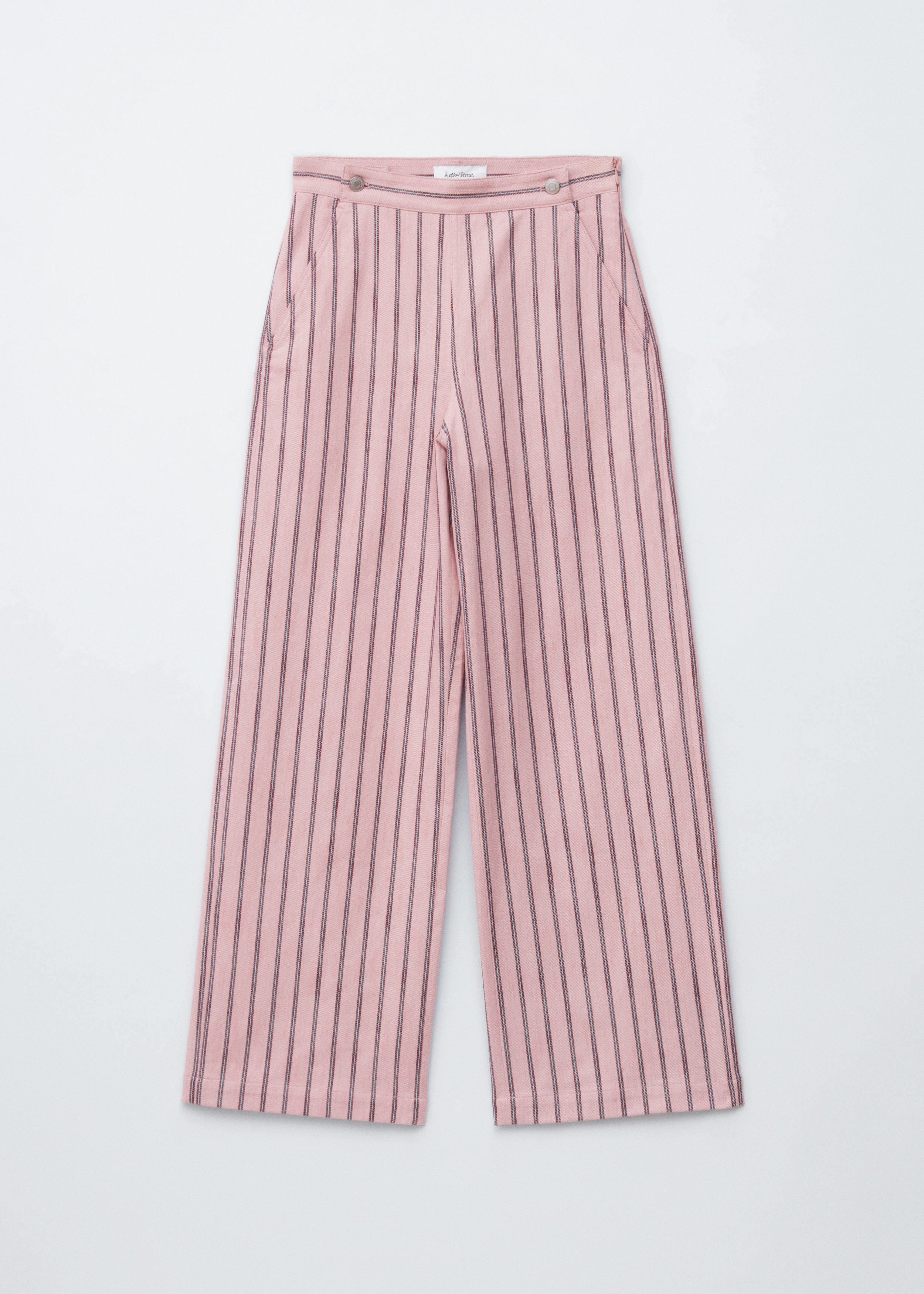 Striped Cotton Trousers