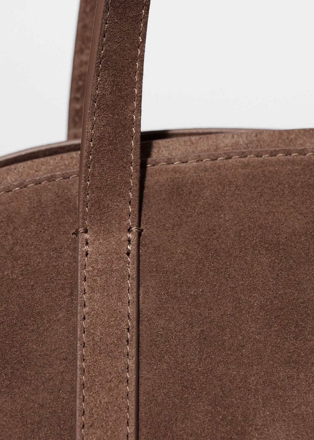 Image of Suede Bowling Bag