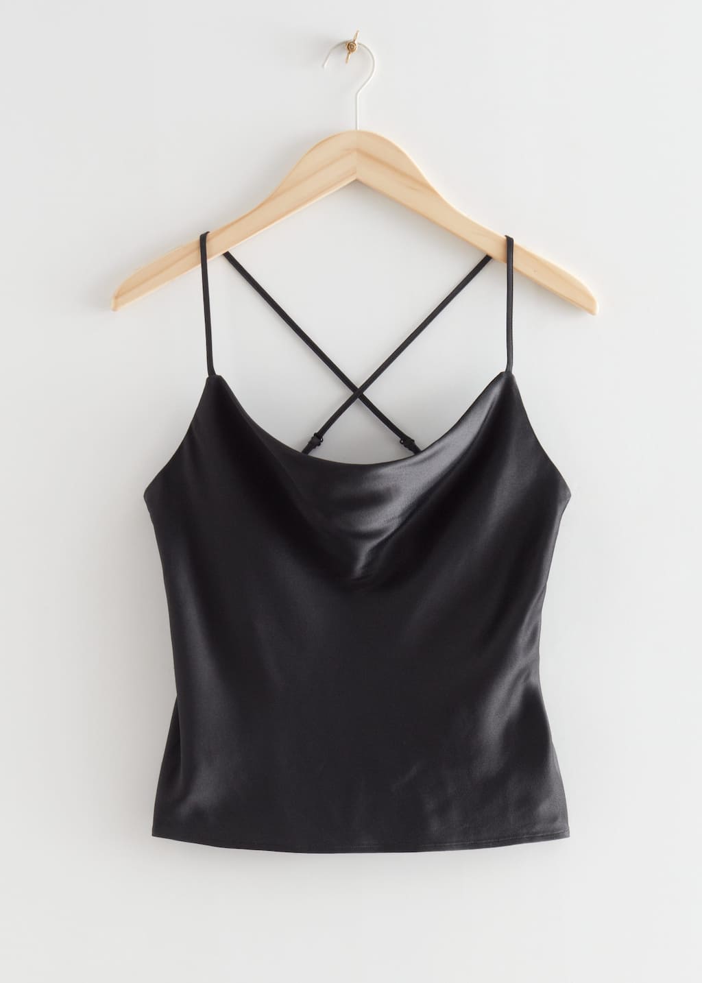 StrappyCriss-CrossTop - Black - Natura morta