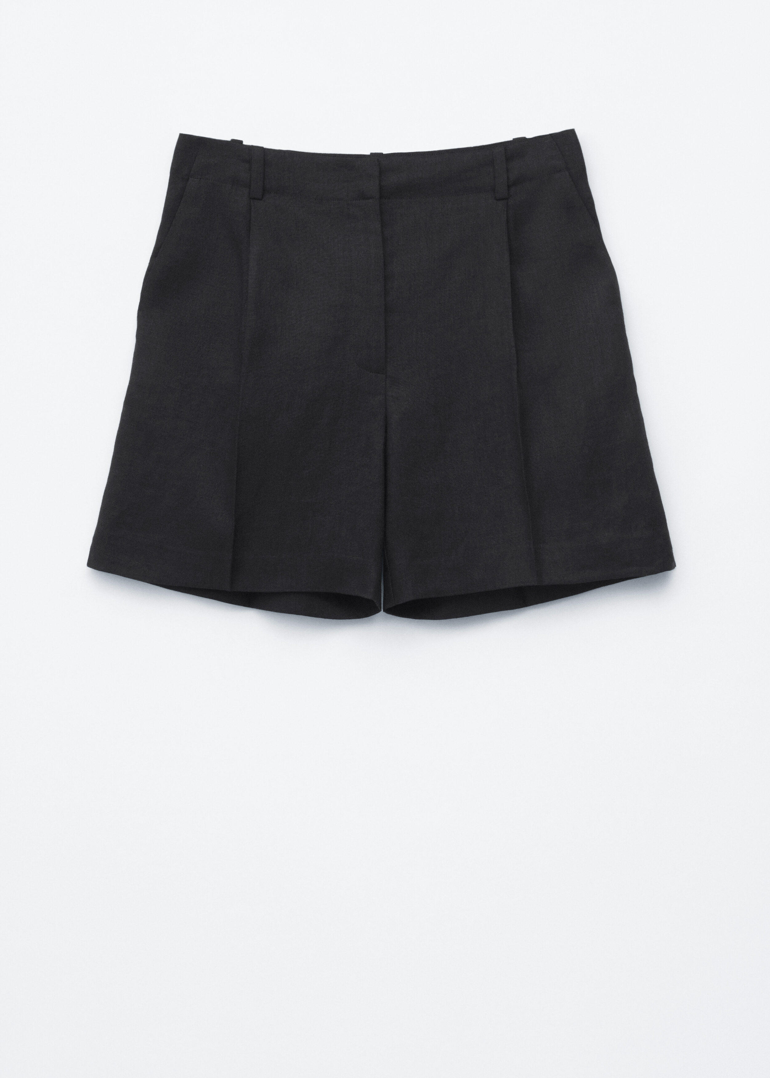 Tailored Linen Shorts
