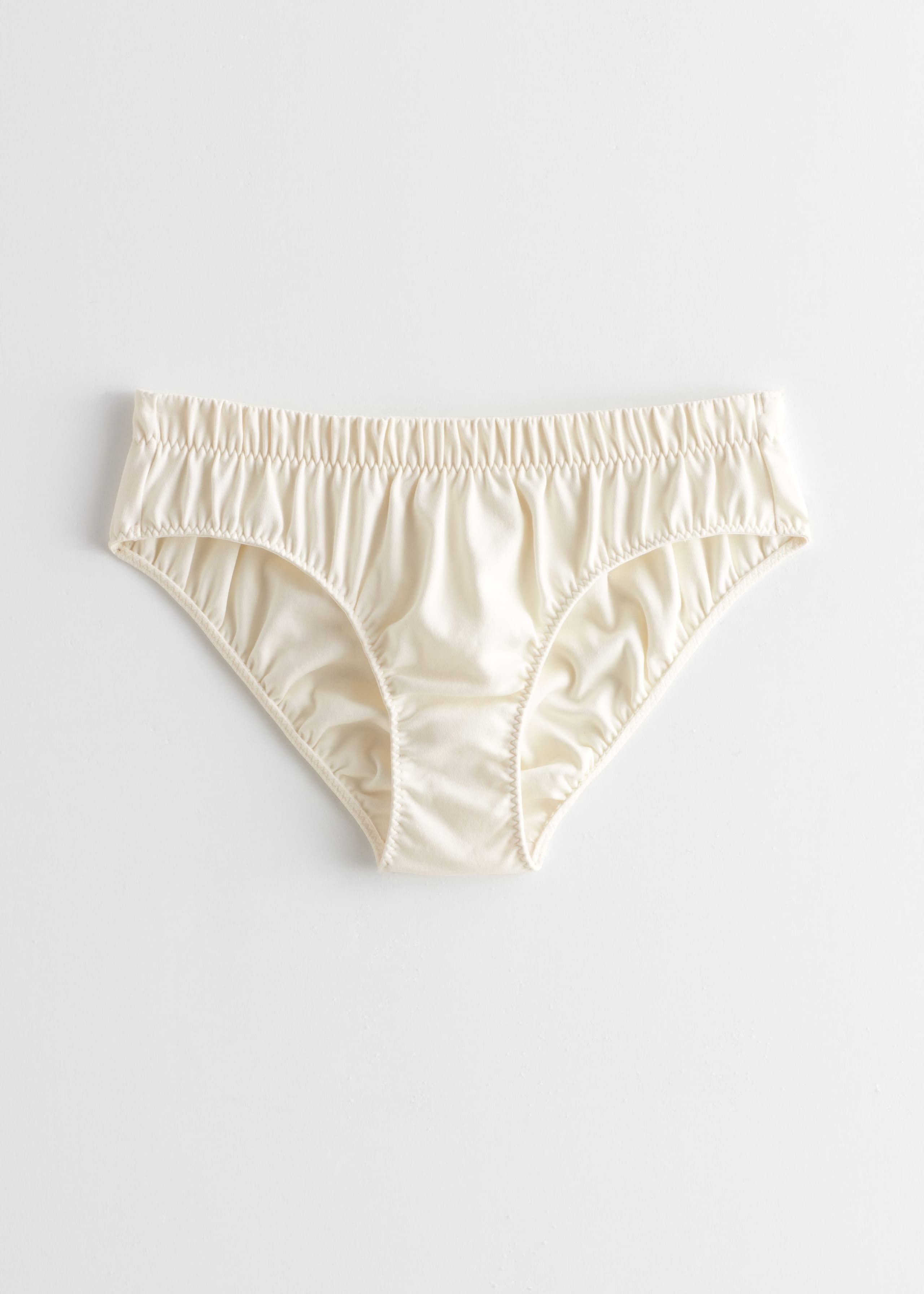 Gathered Briefs - Cream - Still Life
