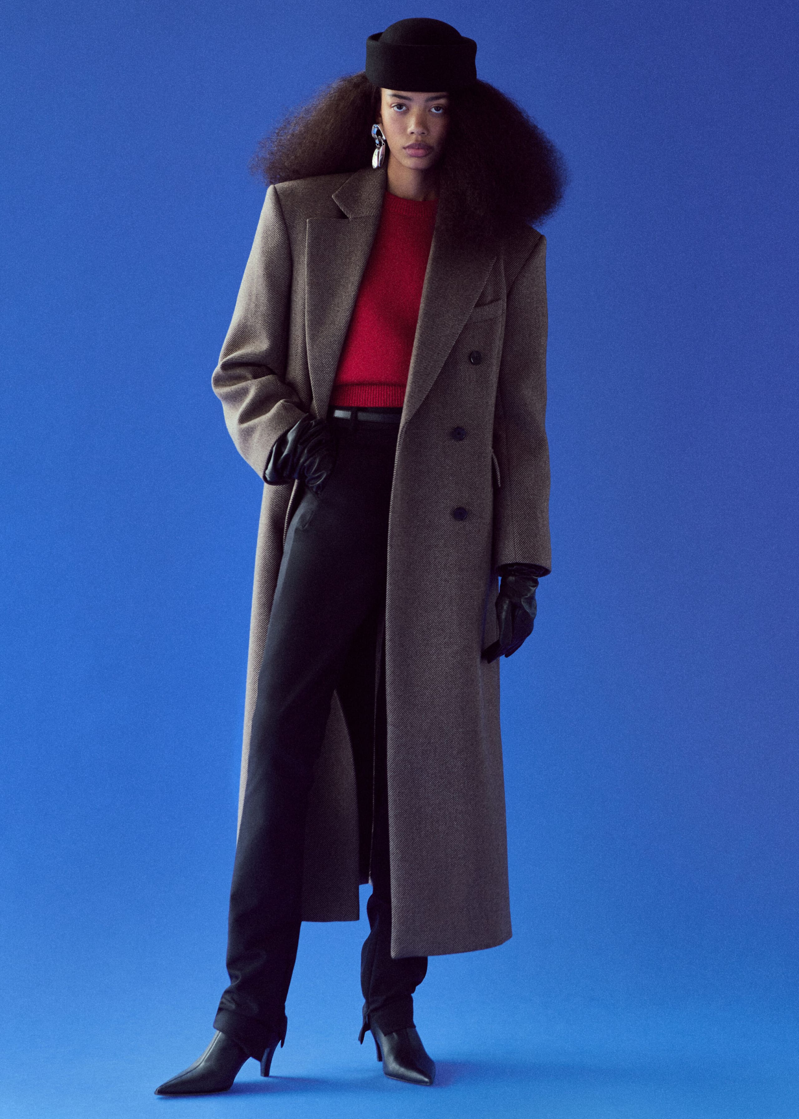 Long Wool Coat - Brown - Still Life