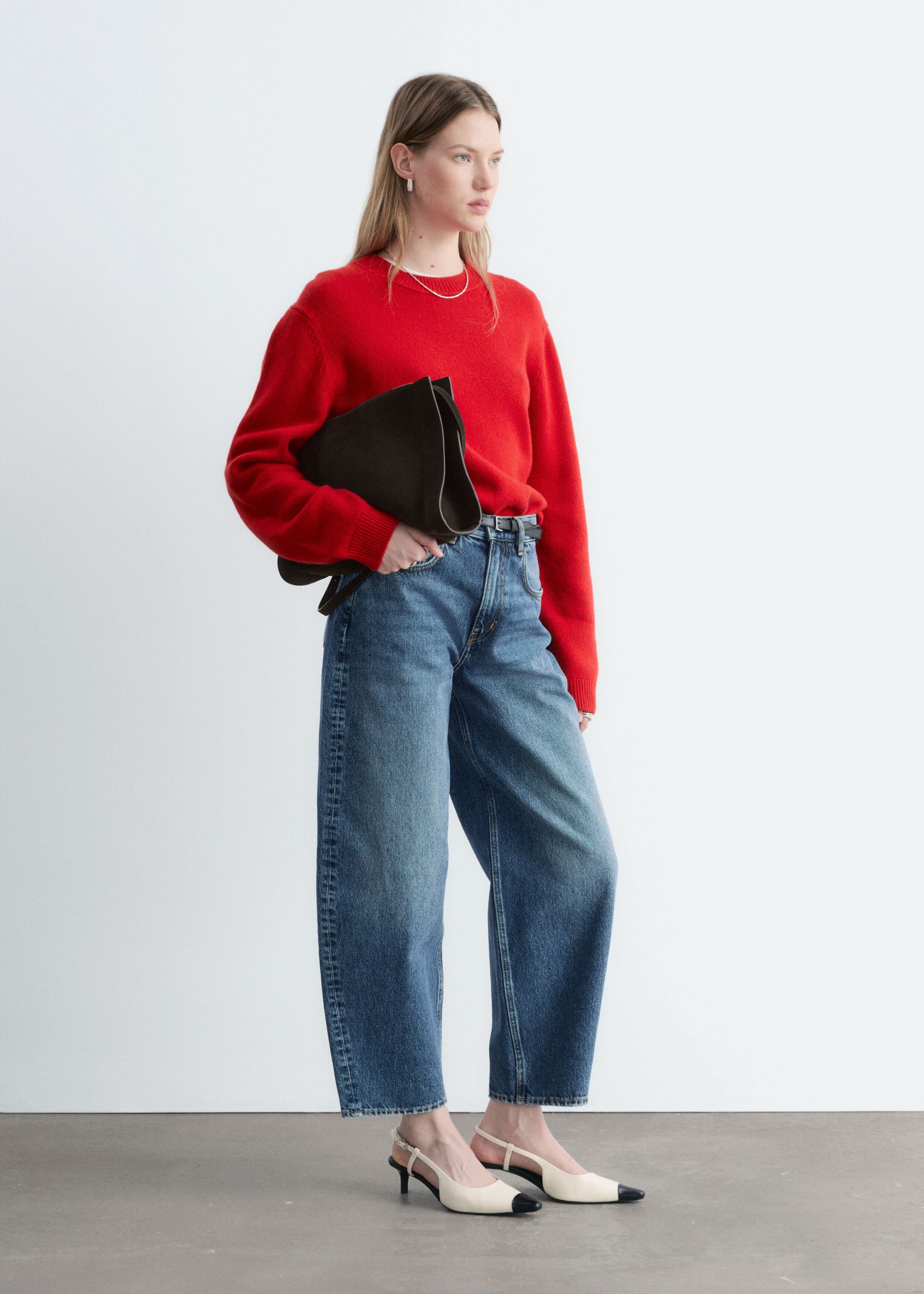 Cashmere-Blend Jumper - Red - Still Life