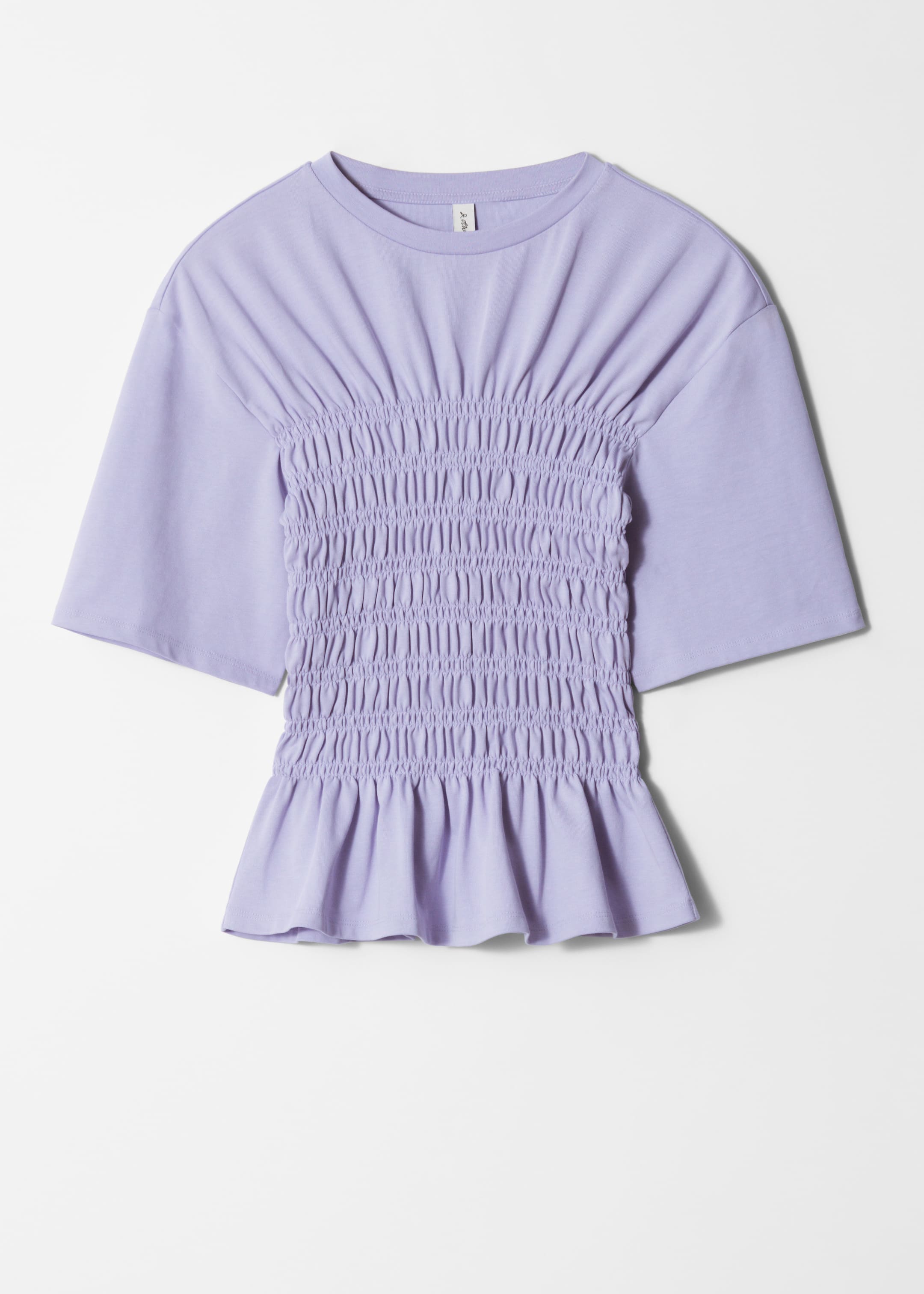 Agrandir l'image: Haut à smocks avec col ras du cou - Lavande - FEMME | H&M FR 5