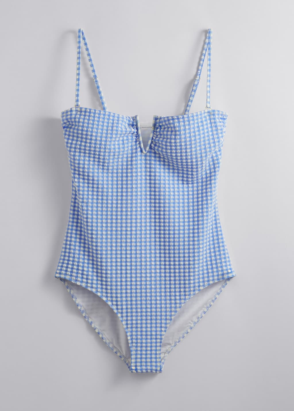 Bandeau Swimsuit - Black/White Checks - Still Life