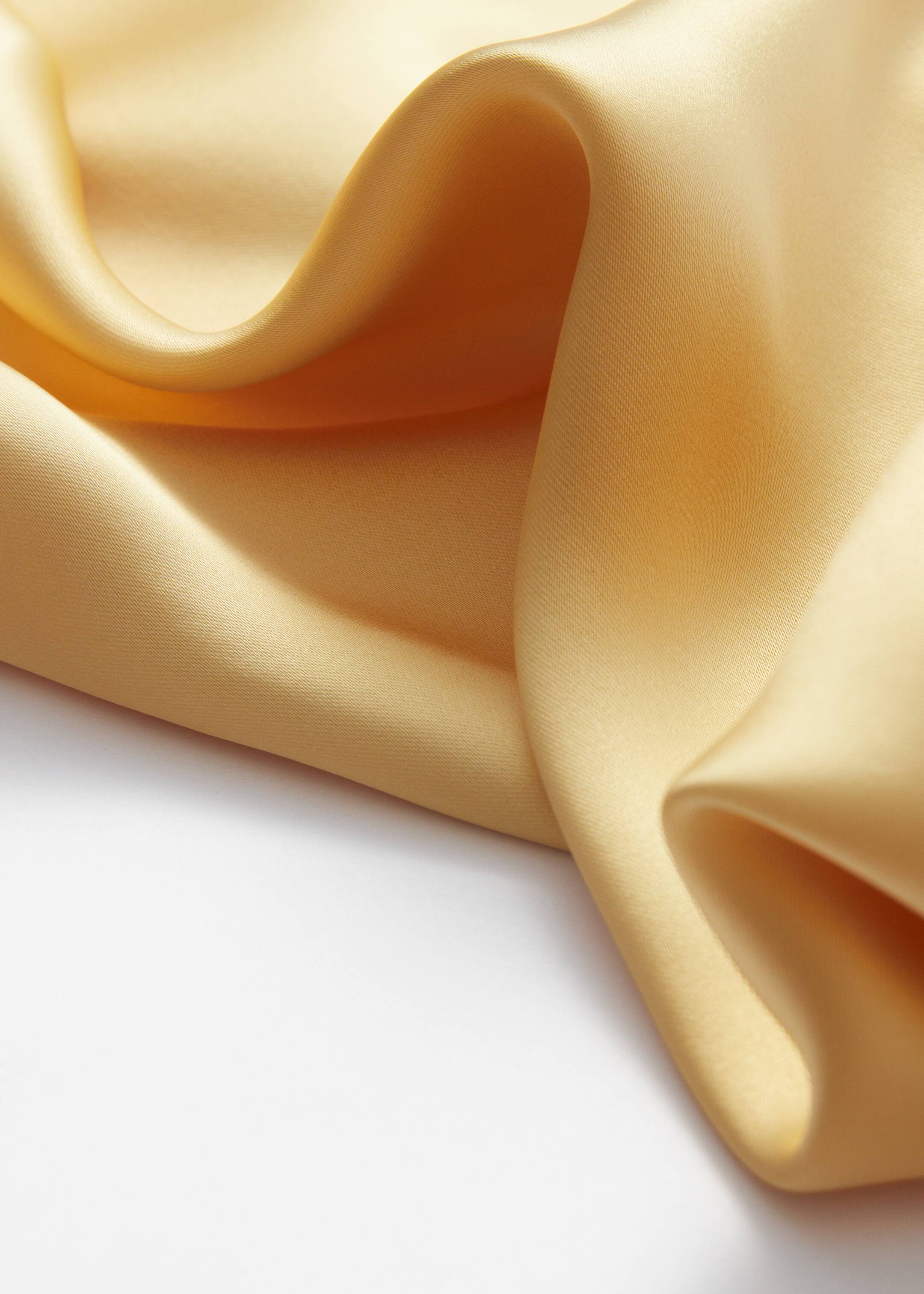 Ver imagen más grande: Vestido midi de satén sin mangas - Amarillo pastel - MUJER | H&M ES 5