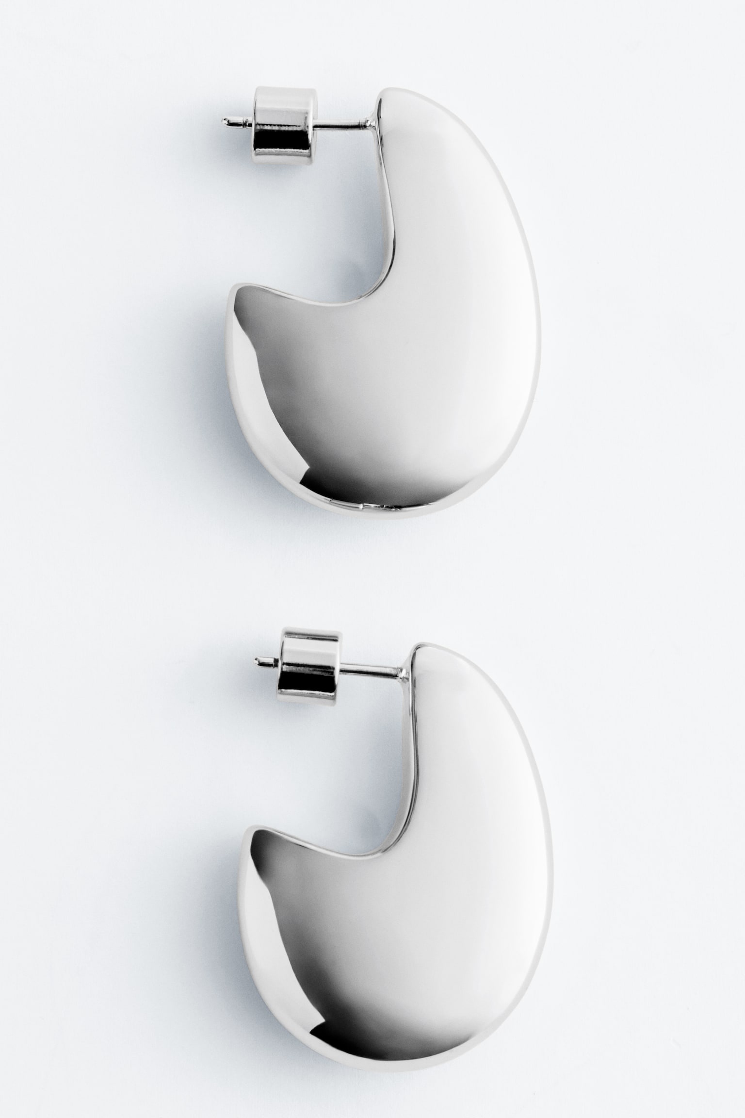 Masivní náušnice ve tvaru kapky - Stříbrná/Zlatá/Černá/Zelená