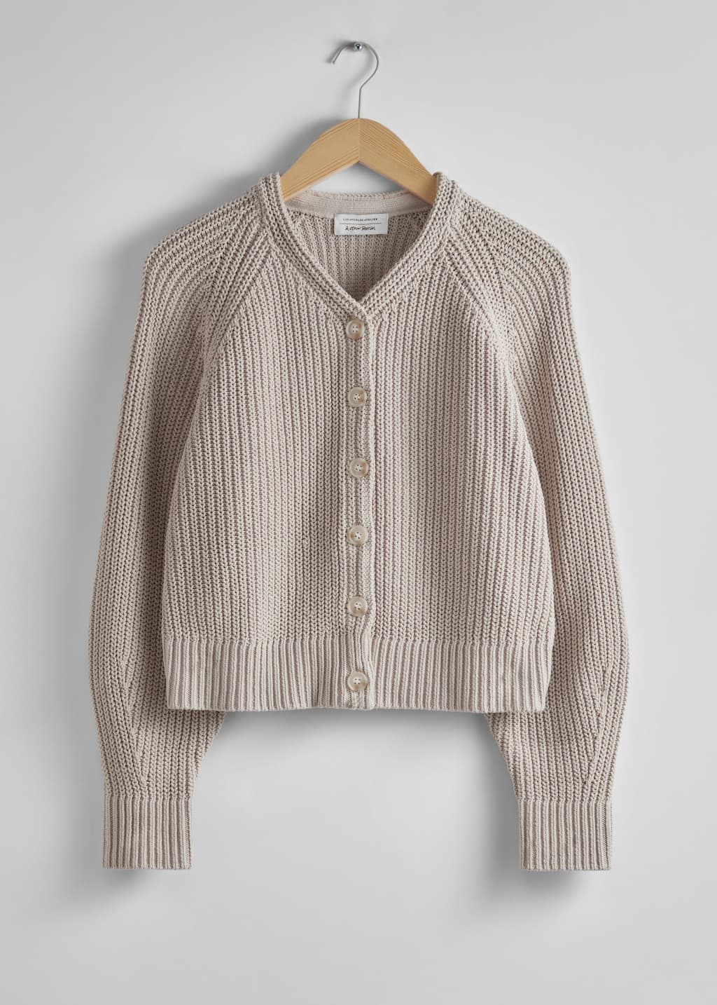 Relaxed Knit Cardigan - Light Blue - Still Life