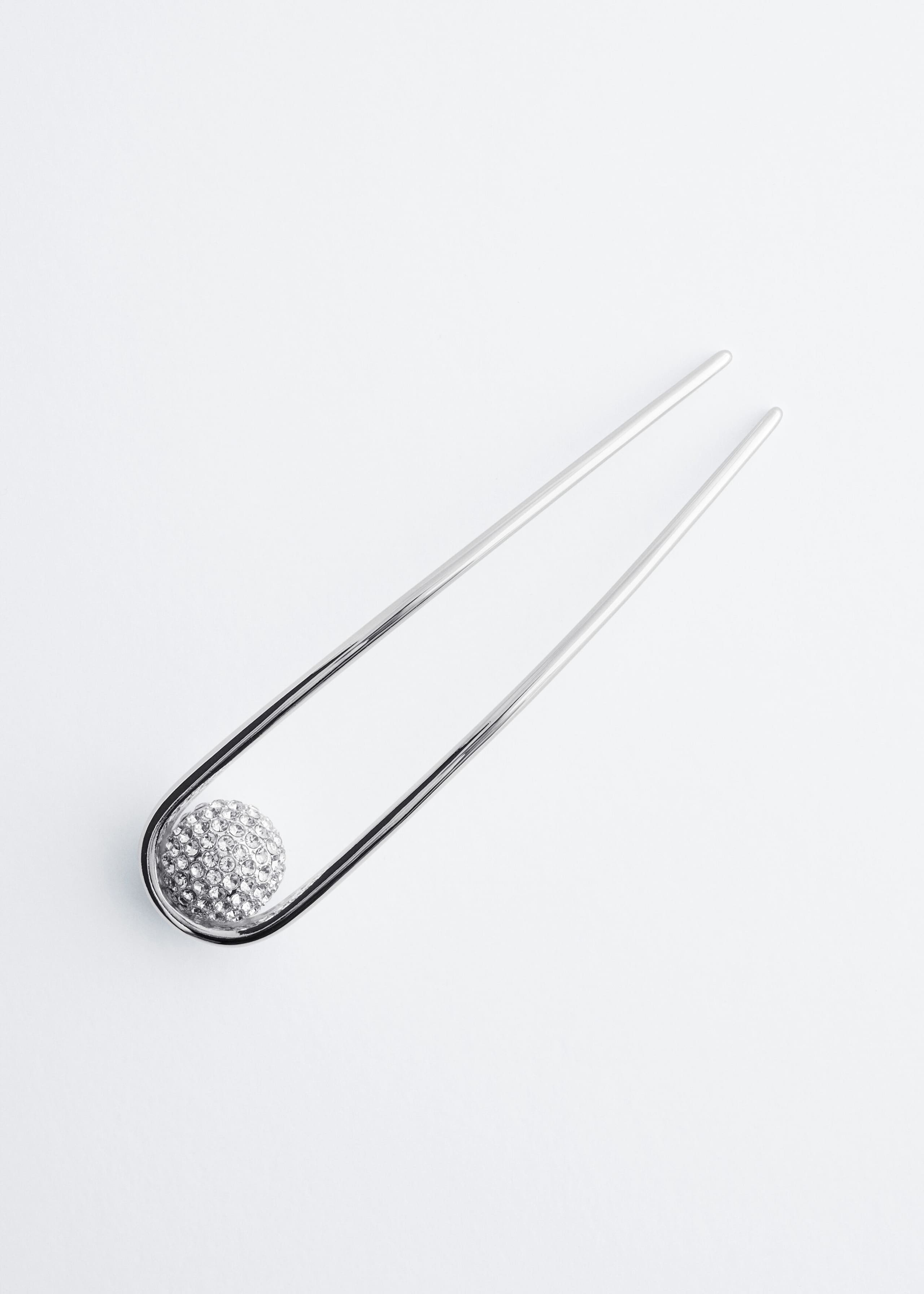 Gold-Tone Hair Pin - Silver - Still Life