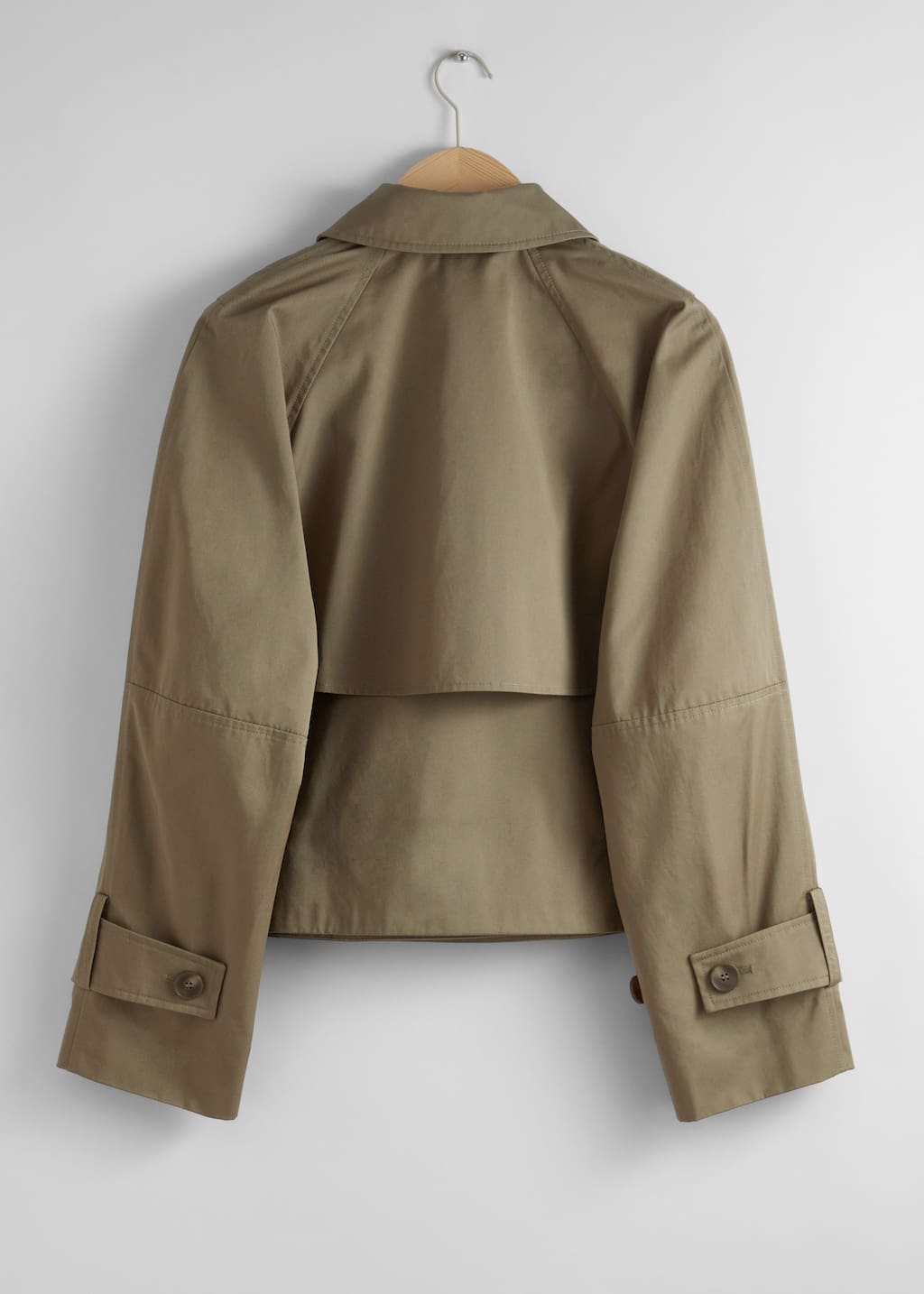 Short Trench Coat Jacket - Beige - Still Life