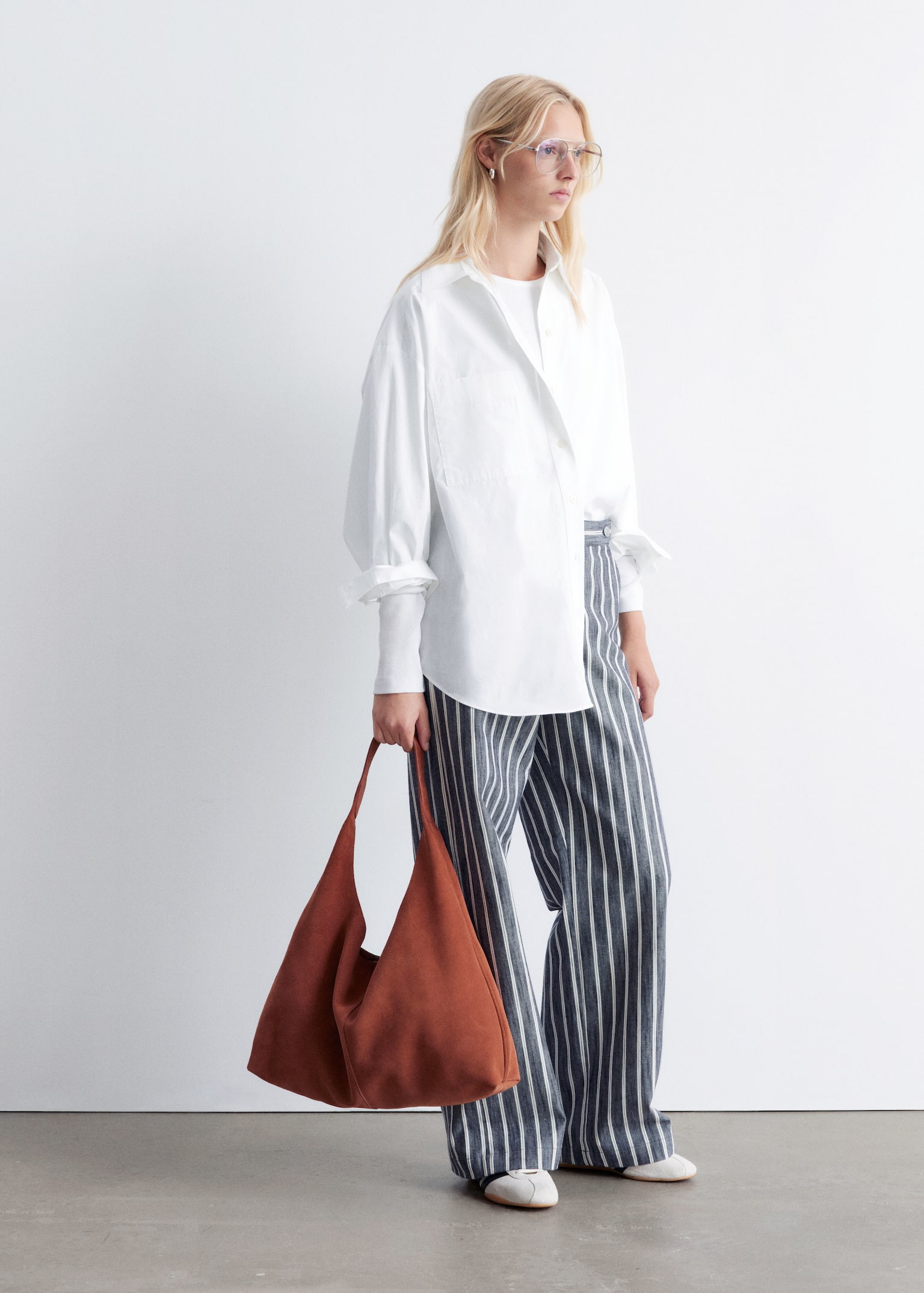 Large Suede Tote Bag - Rust/Dark grey/Burgundy suede/Brown/Light Blue
