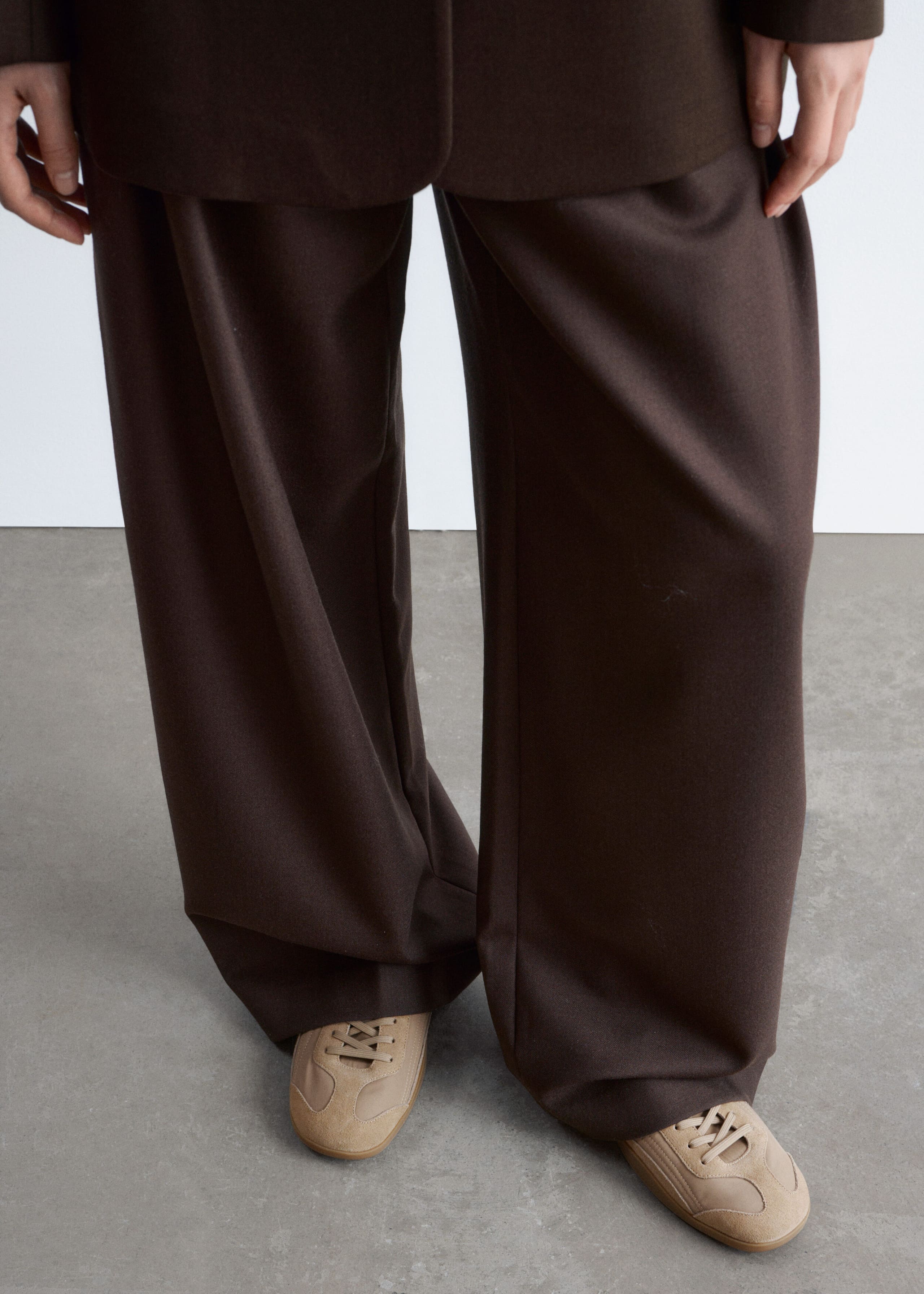 Image of Minimal Leather Sneakers