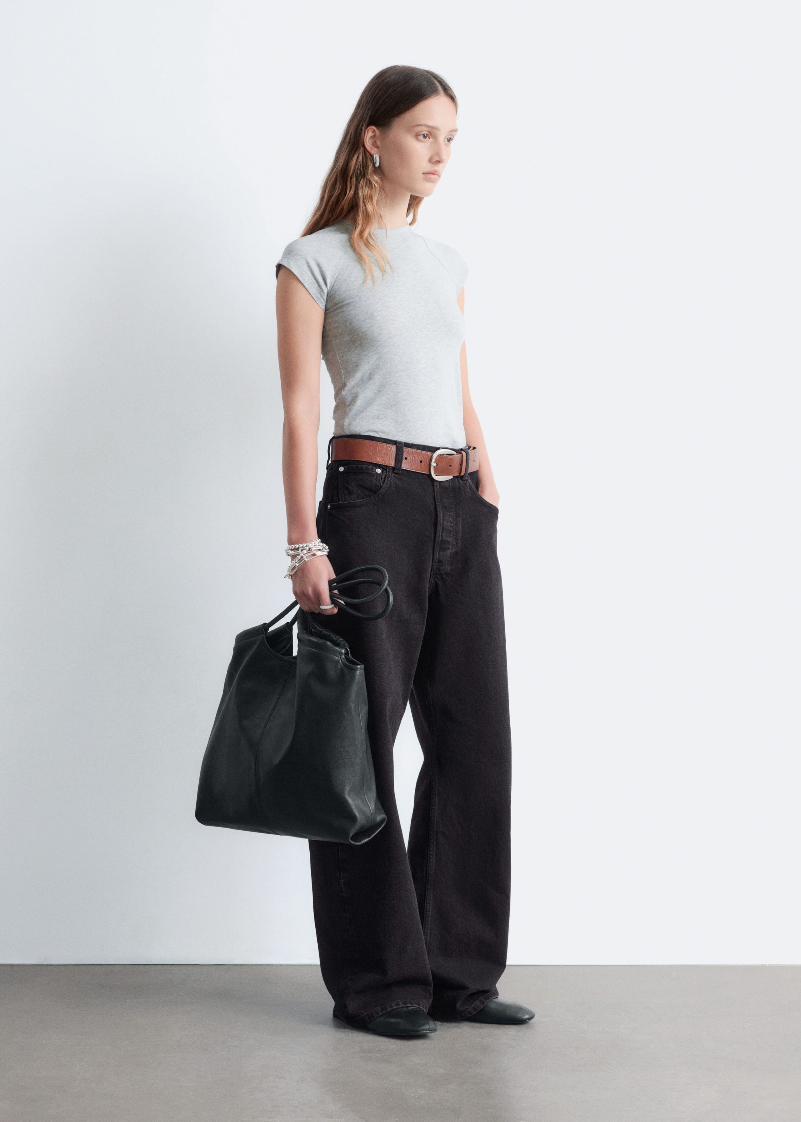 Image of Fitted Raglan-Sleeve T-shirt