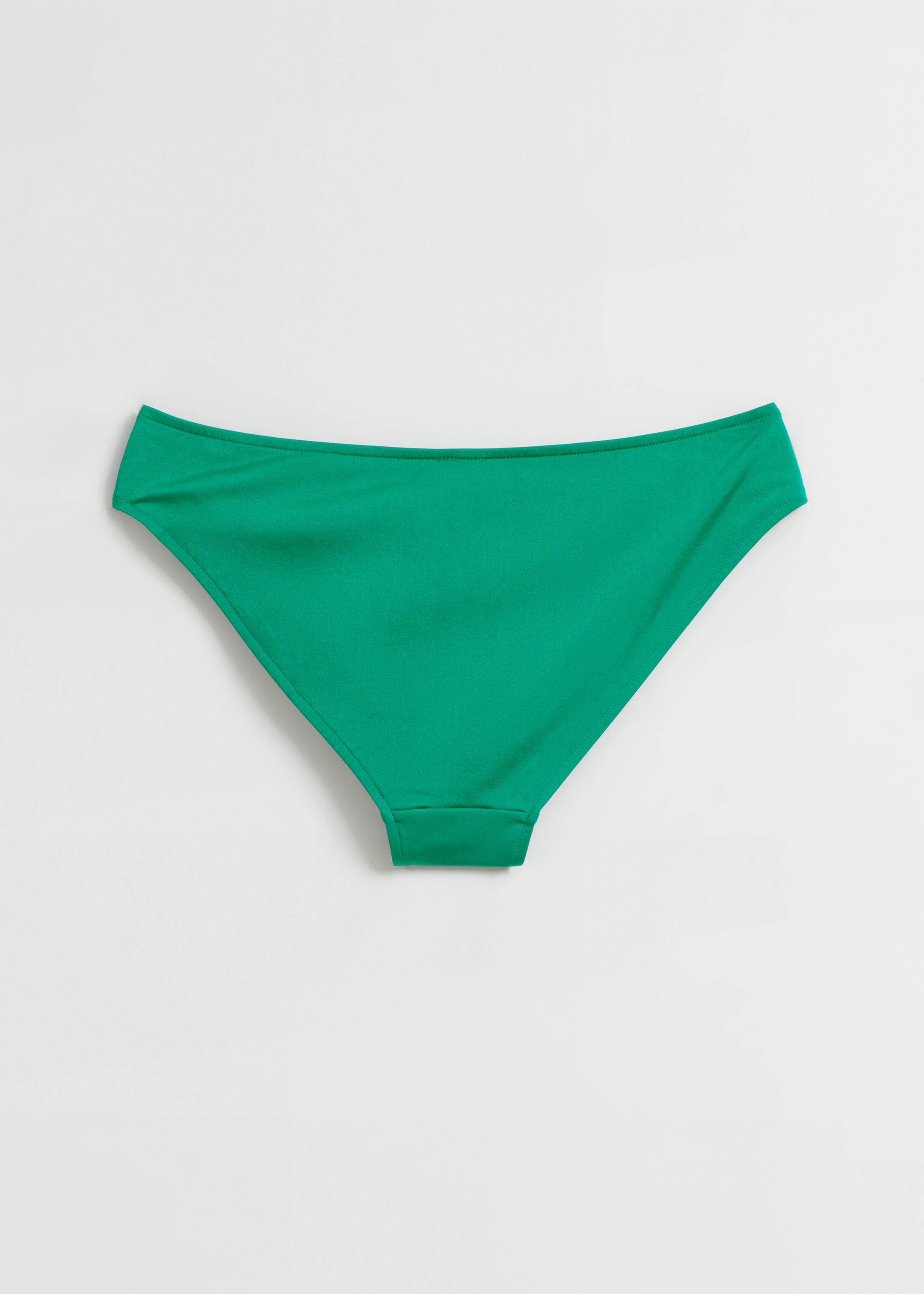 Ingrandisci l'immagine: Flower Adorned Bikini Briefs - Emerald green - DONNA | H&M CH 2