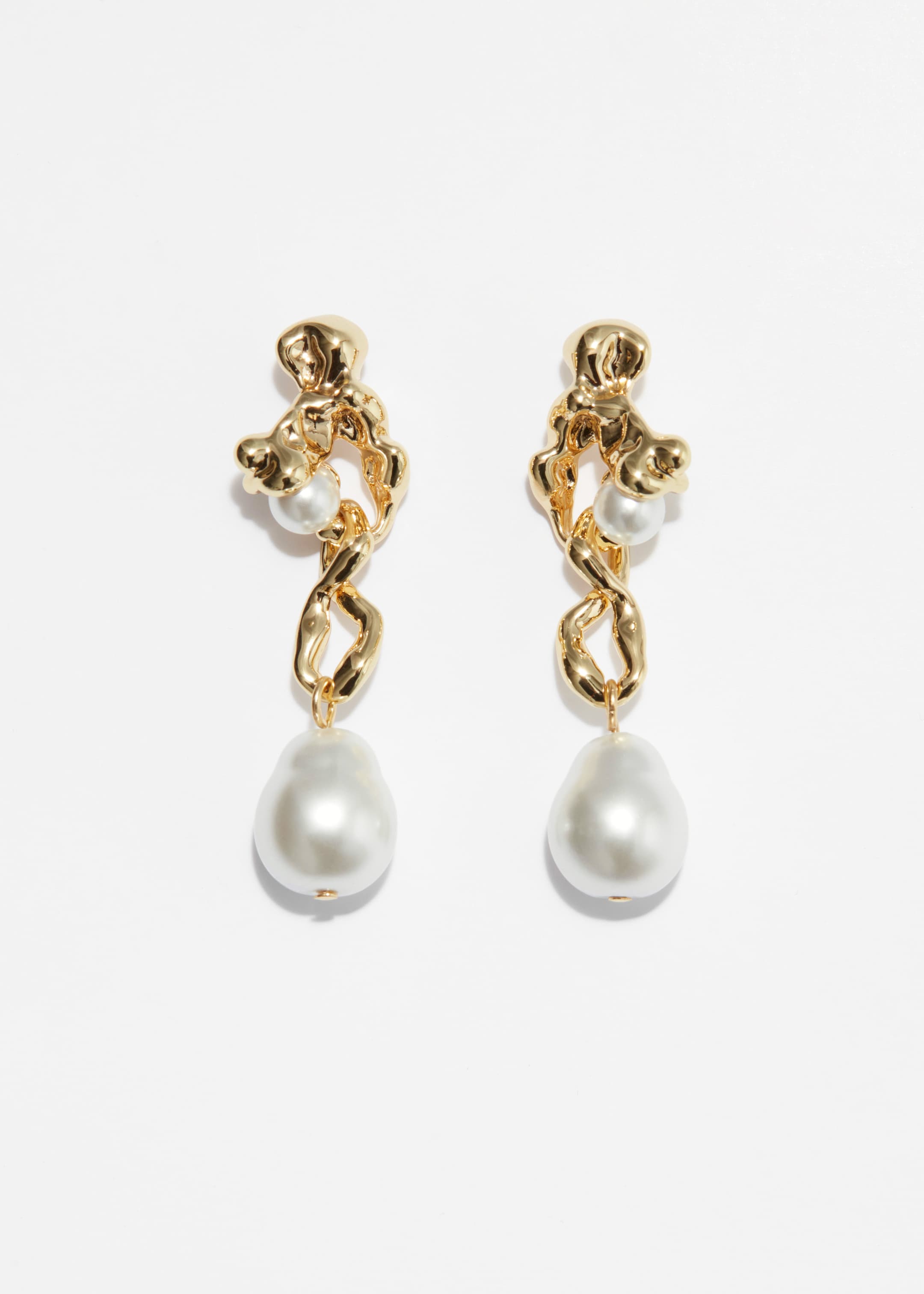 Grotere afbeelding bekijken: Oorbellen met zoetwaterparels - Goudkleurig - DAMES | H&M BE 1