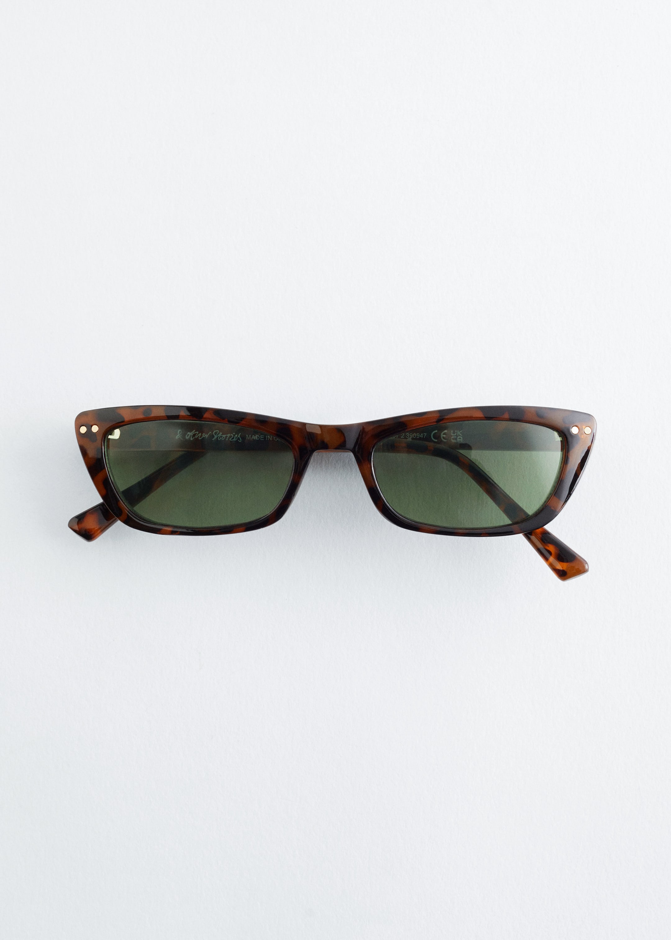 Grösseres Bild ansehen: Längliche Cat-Eye-Sonnenbrille - Braunes Schildpatt - DAMEN | H&M CH 1