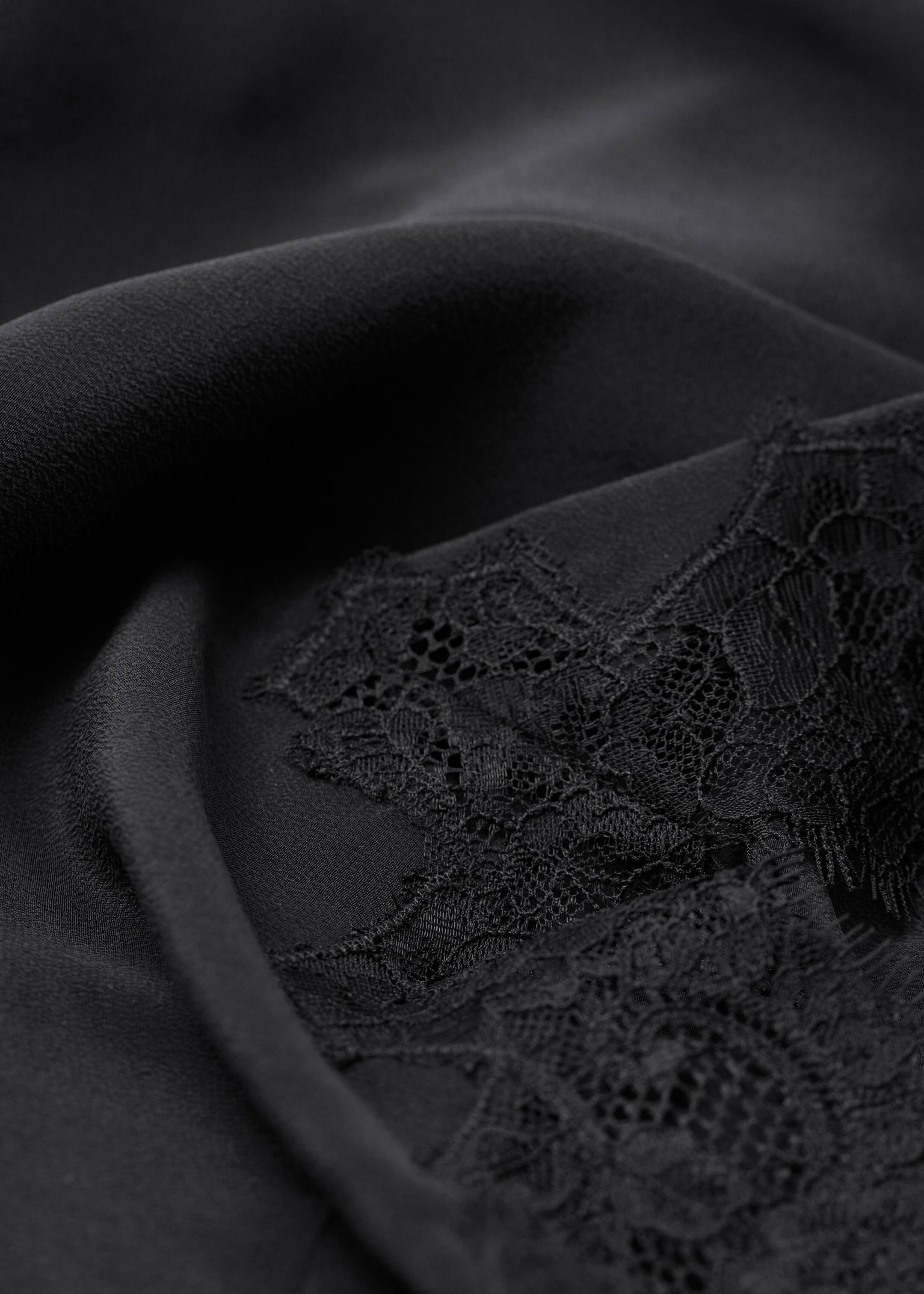 Grotere afbeelding bekijken: Zijden hemdje - Zwart - DAMES | H&M NL 7