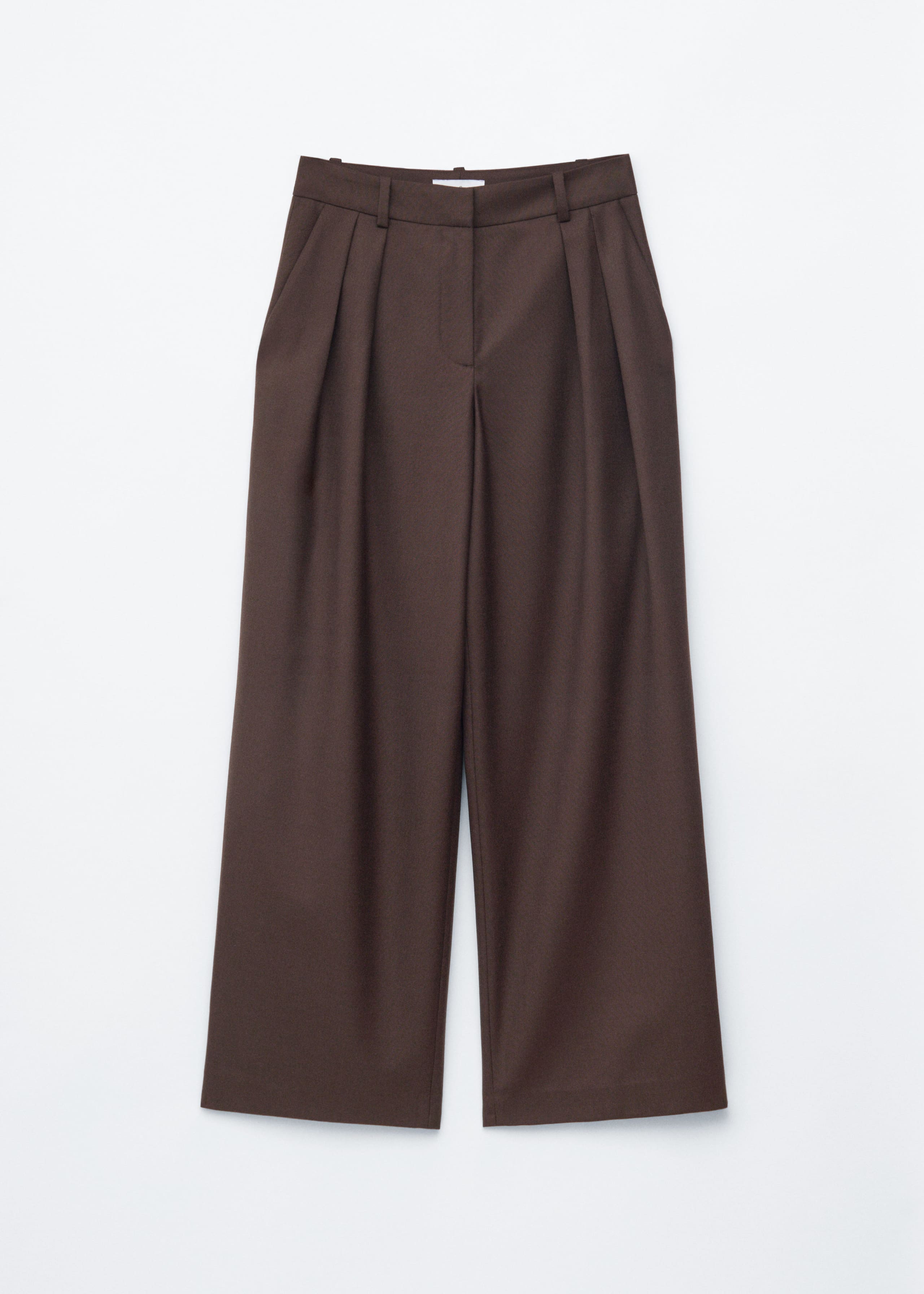 Wool-Blend Tailored Trousers - Black - Still Life
