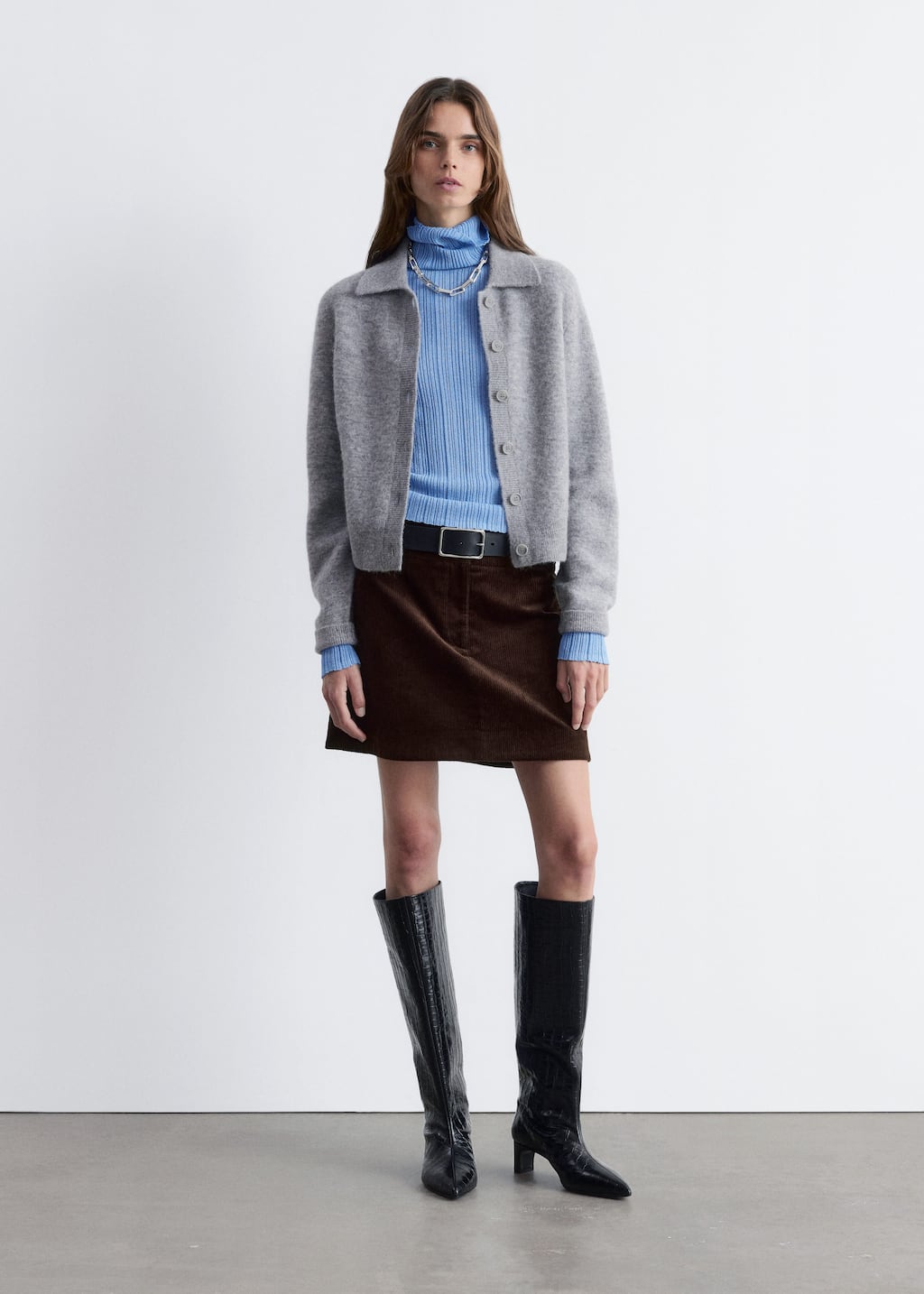 Image of Strickjacke mit Kragen