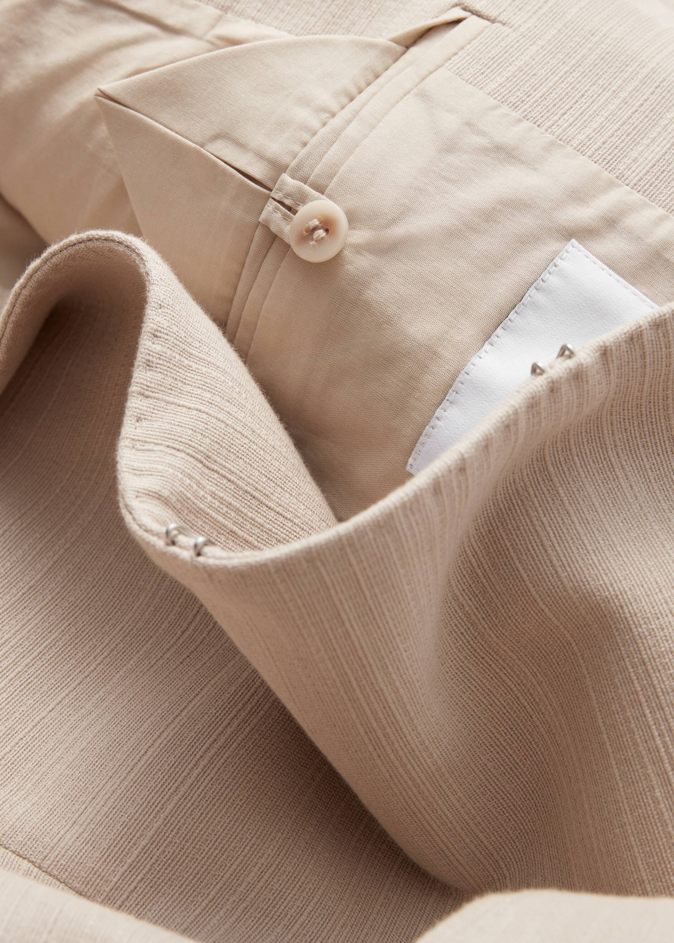View larger image: Peplum-Waist Blazer - Beige - Ladies | H&M GB 8