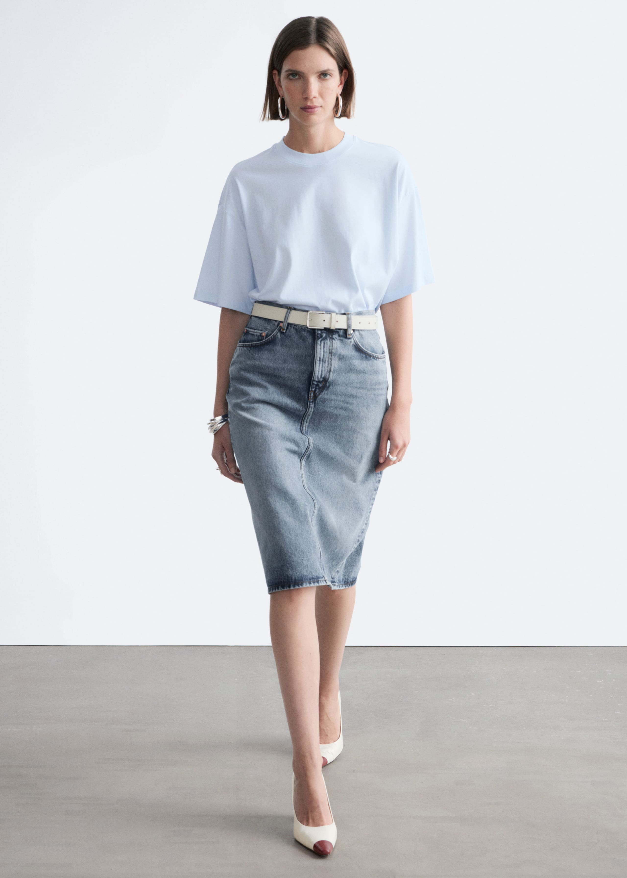Image of T-shirt oversize en coton