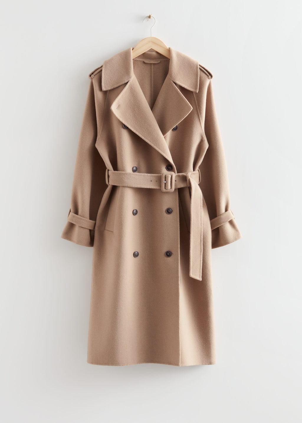 Belted Trench Coat - Beige - Still Life