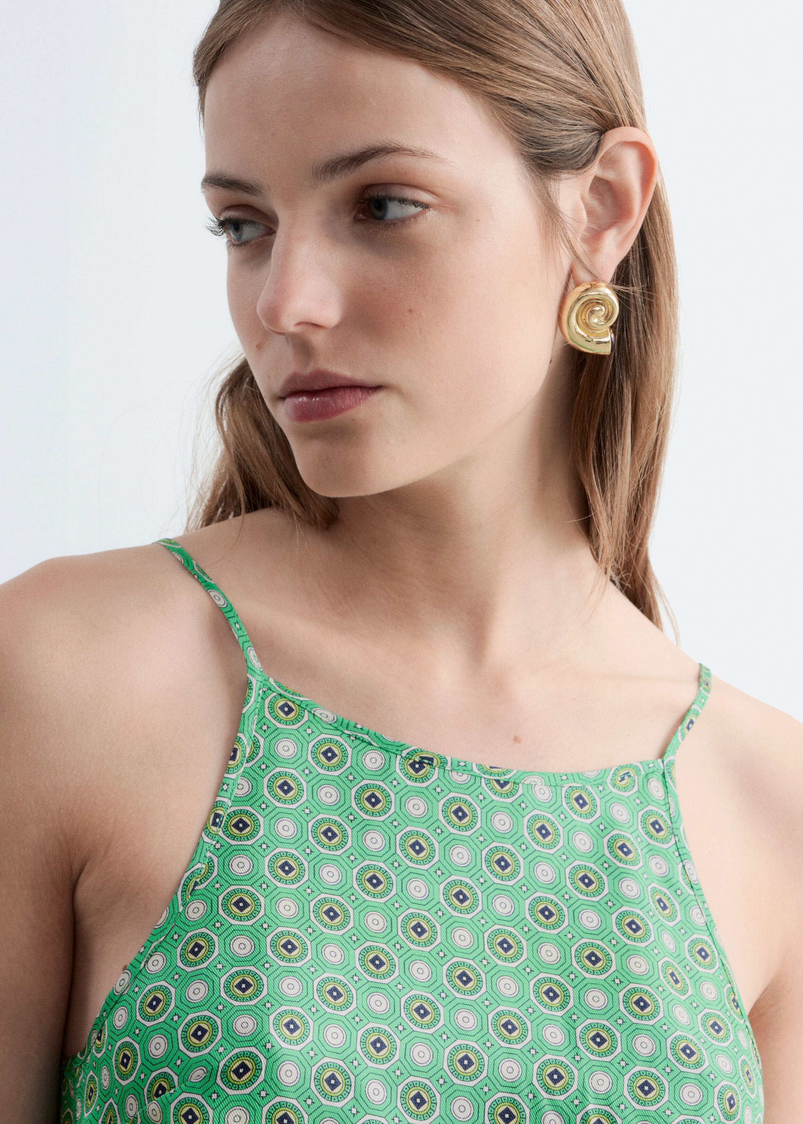 Image of Gold-Plated Shell Earrings