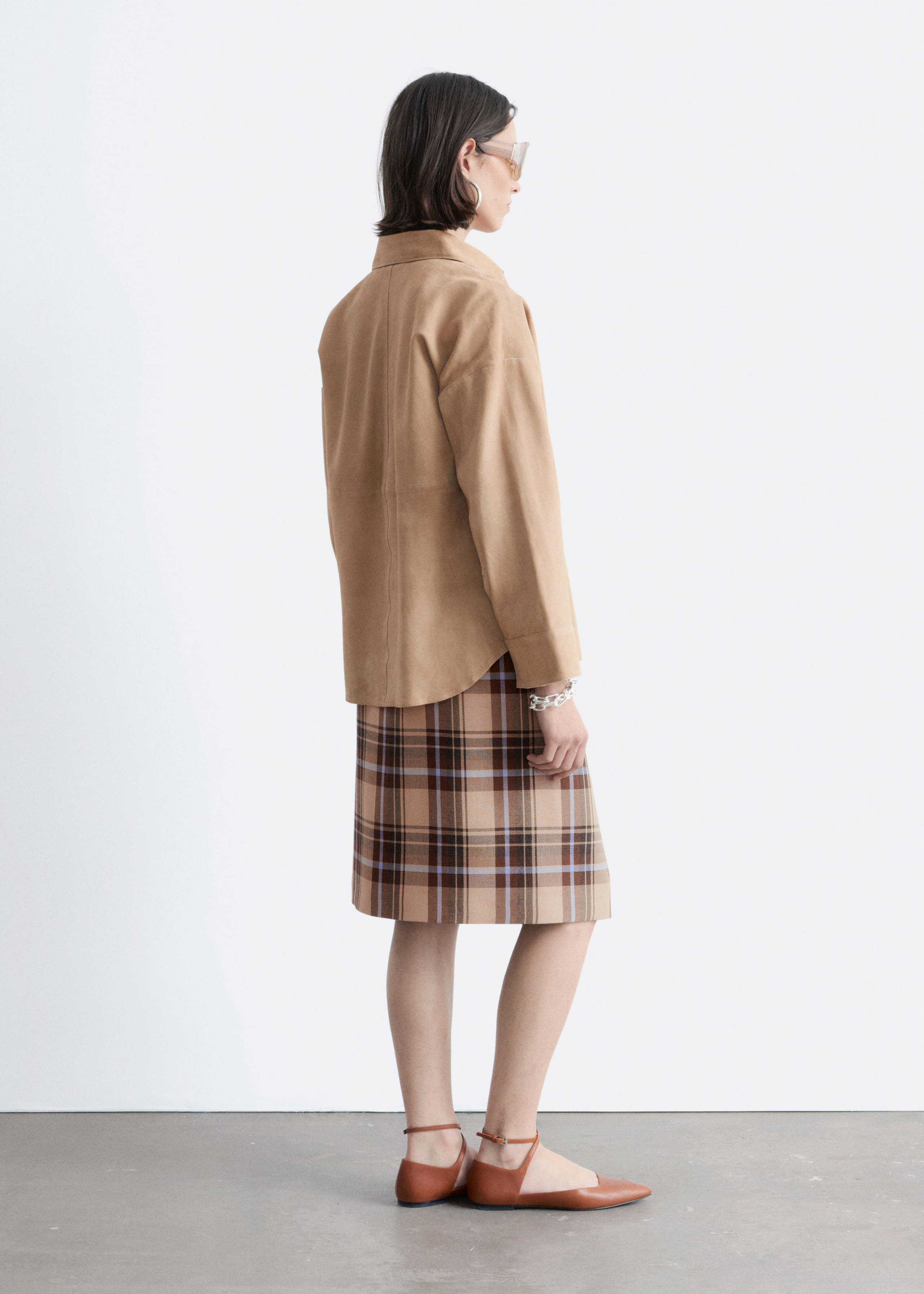 Image of Suede Shirt