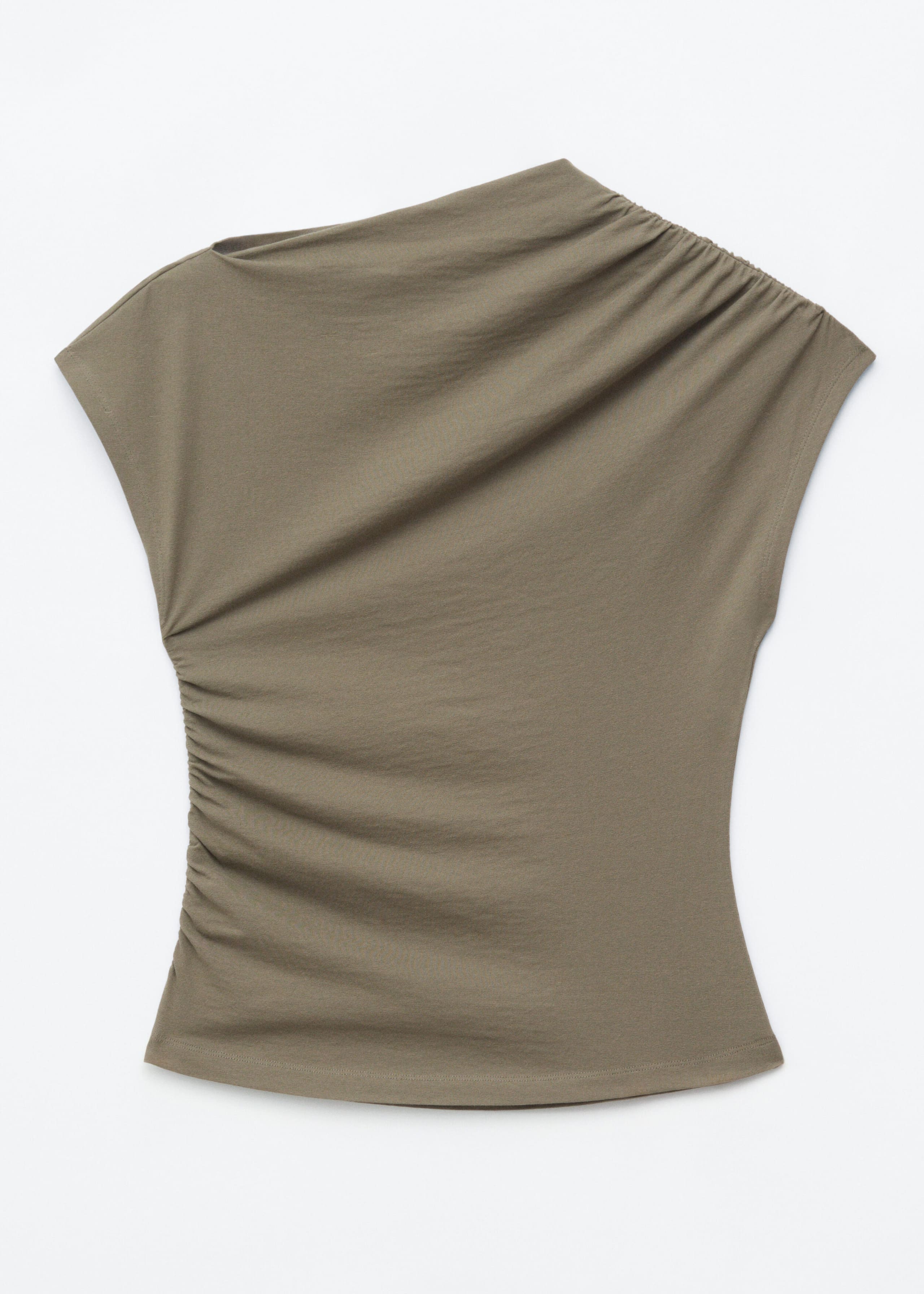 Image of Draped Jersey Top