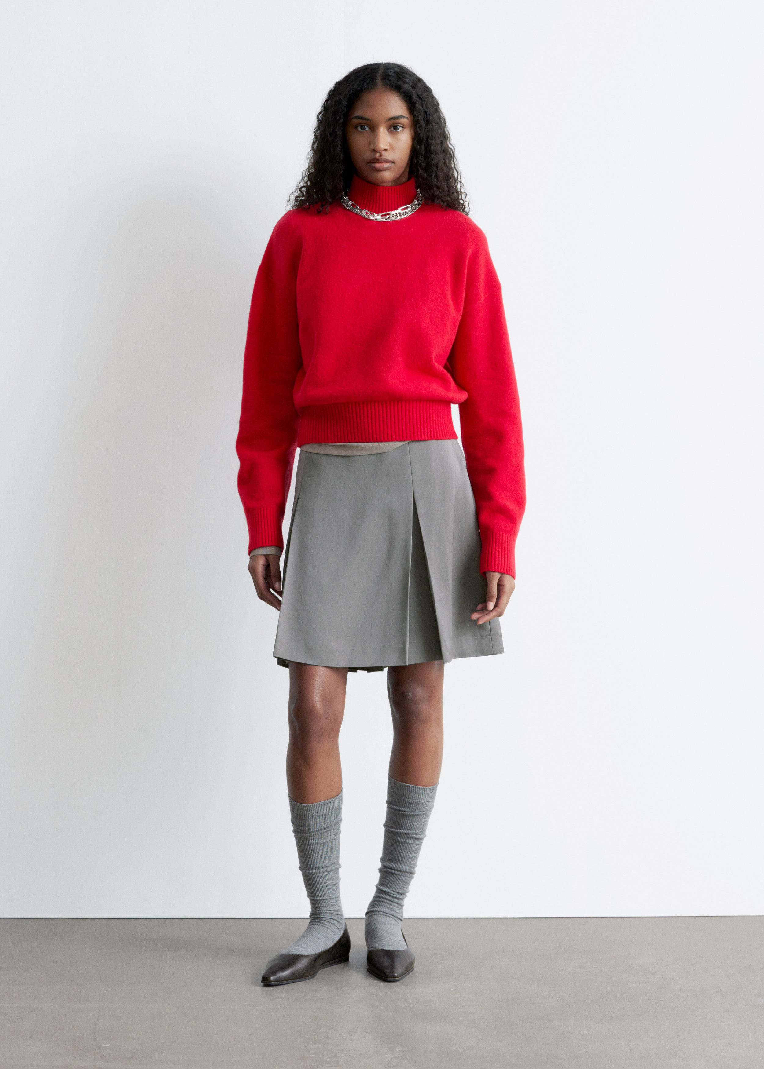 トップス phere / Bootis wool turtleneck tops Turtleneck Jumper - Bright Red - Sweaters - & Other Stories GB