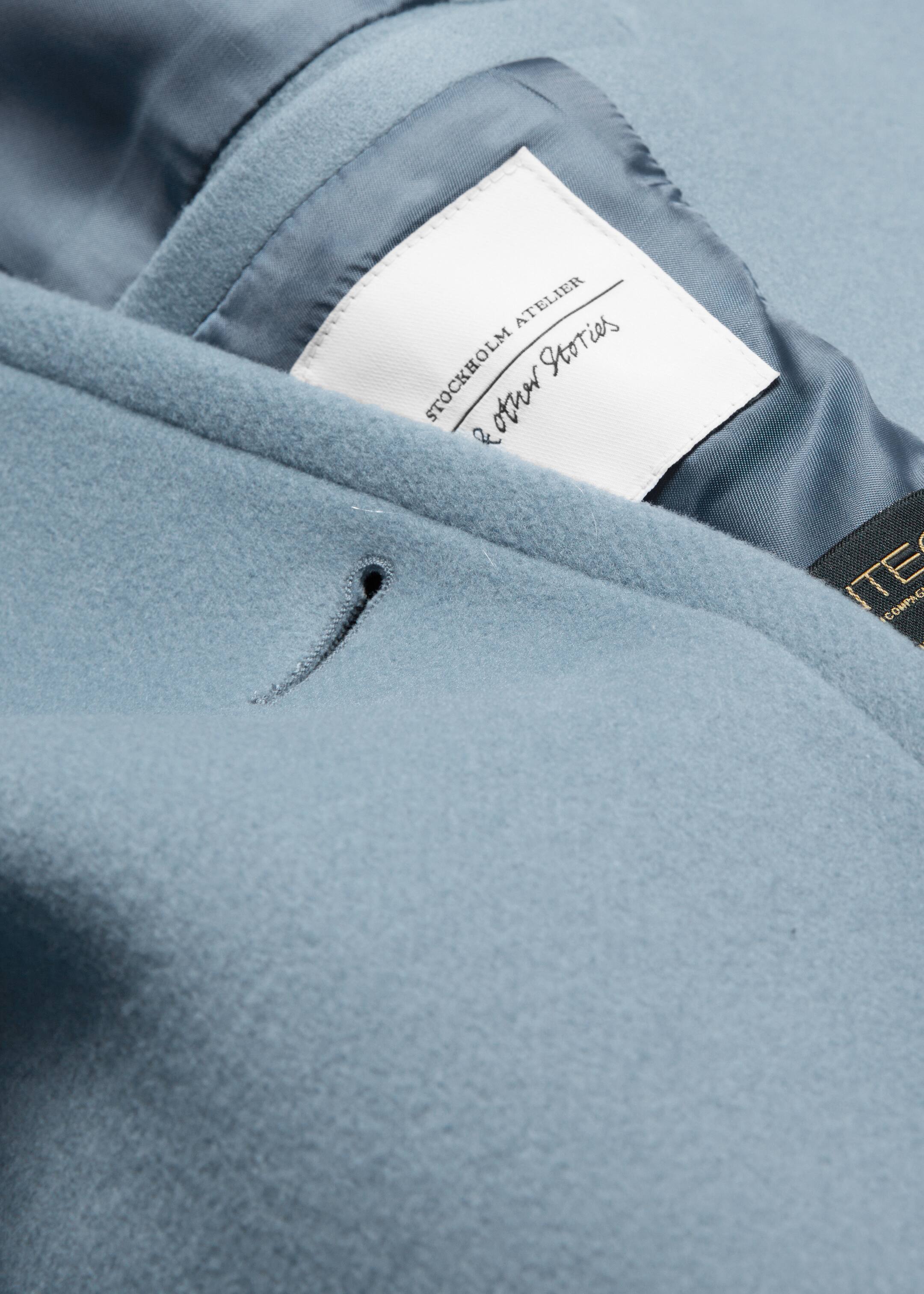 Größeres Bild ansehen: Oversized-Wollmantel - Blau - Ladies | H&M DE 4